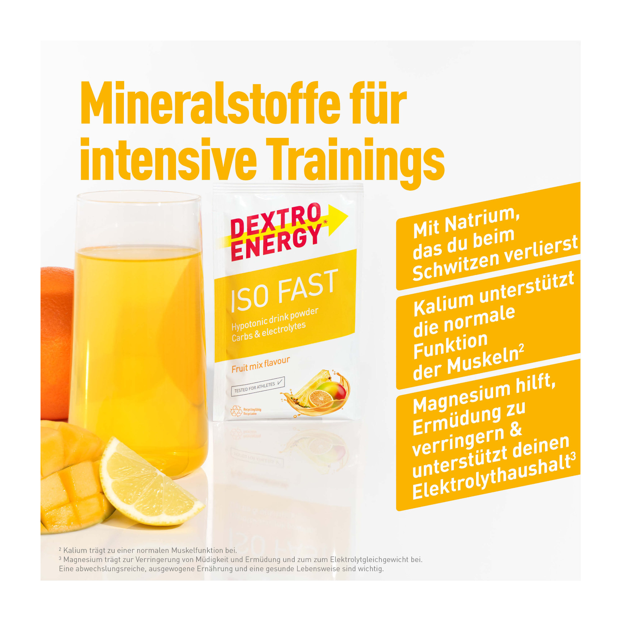Dextro Energy* Iso Fast Drink isotonisches Getränkepulver (56 g)