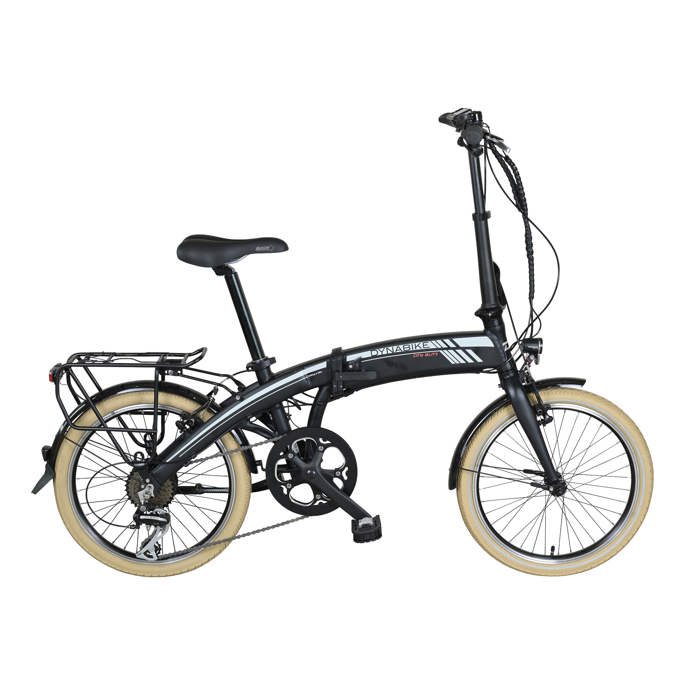 Dynabike Cityblitz E-Bike Faltrad 20" silber
