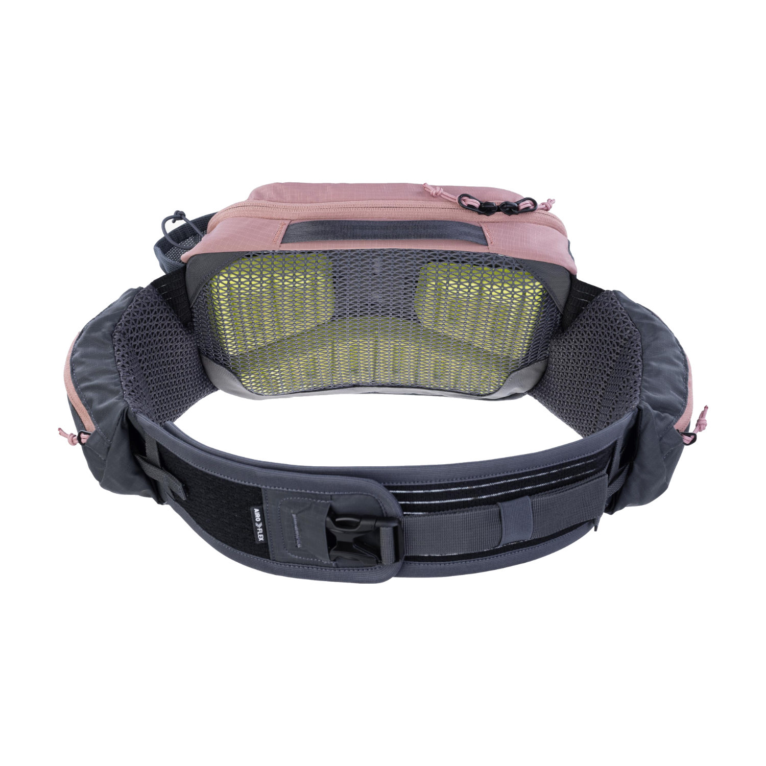 Evoc Hip Pack Pro 3 Gürteltasche Fahrrad grau/pink inkl. 1,5 l Trinkblase