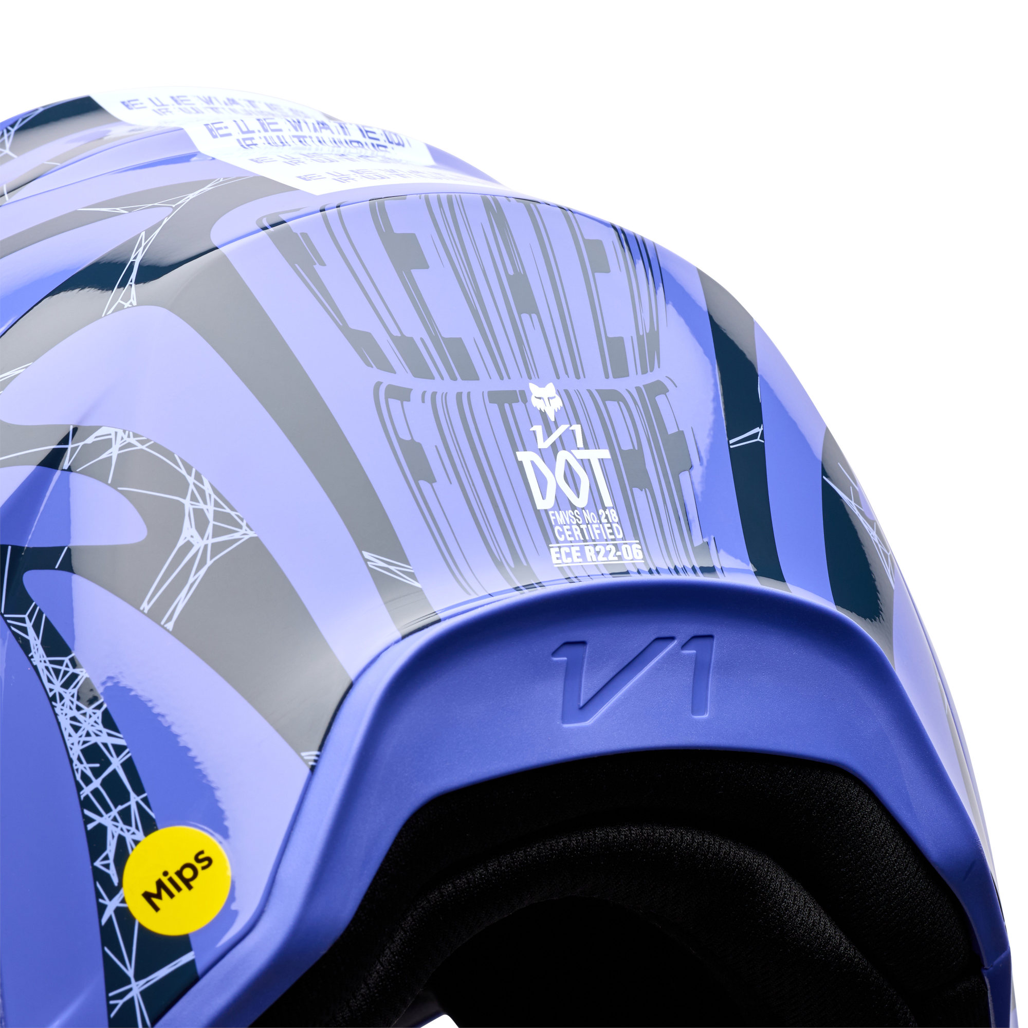 Fox V1 Diffuse Motocross Helm