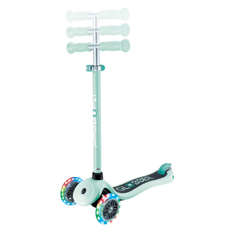Globber Primo Lights Kinderroller mint