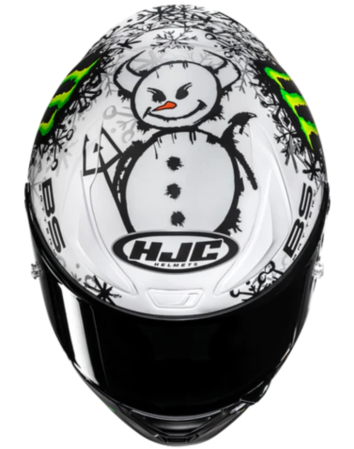 HJC Carbon RPHA 1 V2 Snow Diabolo Motorradhelm