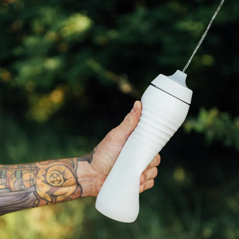 Keego Fahrrad Trinkflasche 750 ml weiß