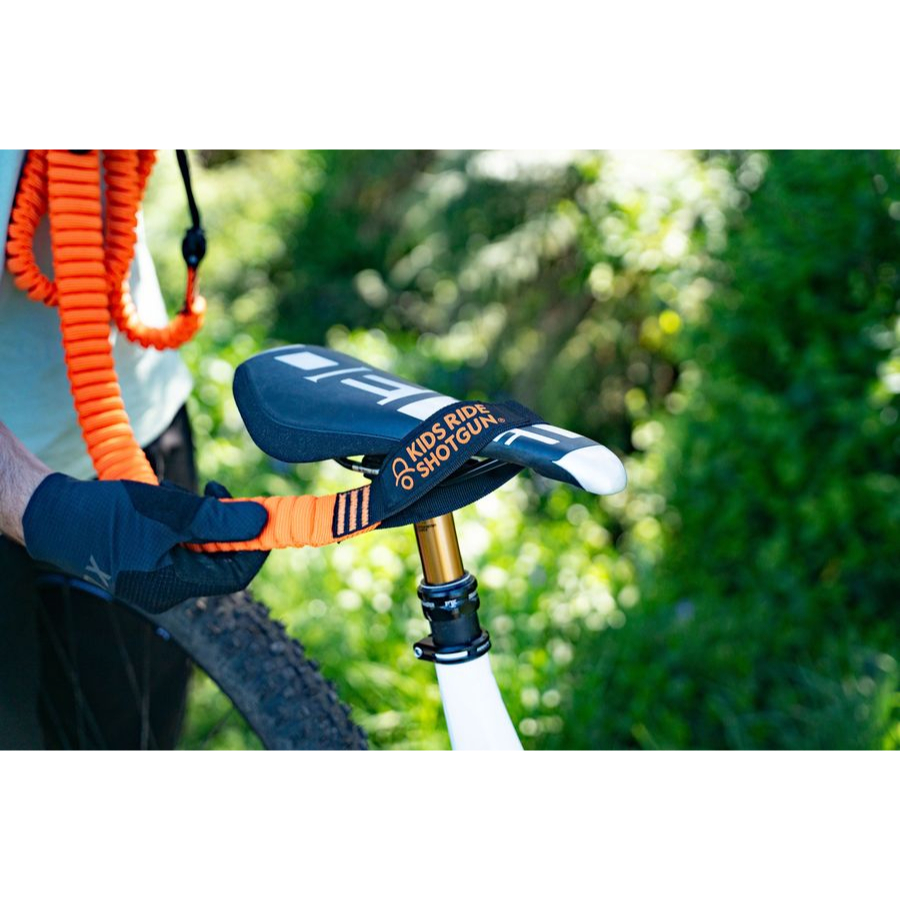 Kids Ride Shotgun MTB Abschleppseil Fahrrad orange
