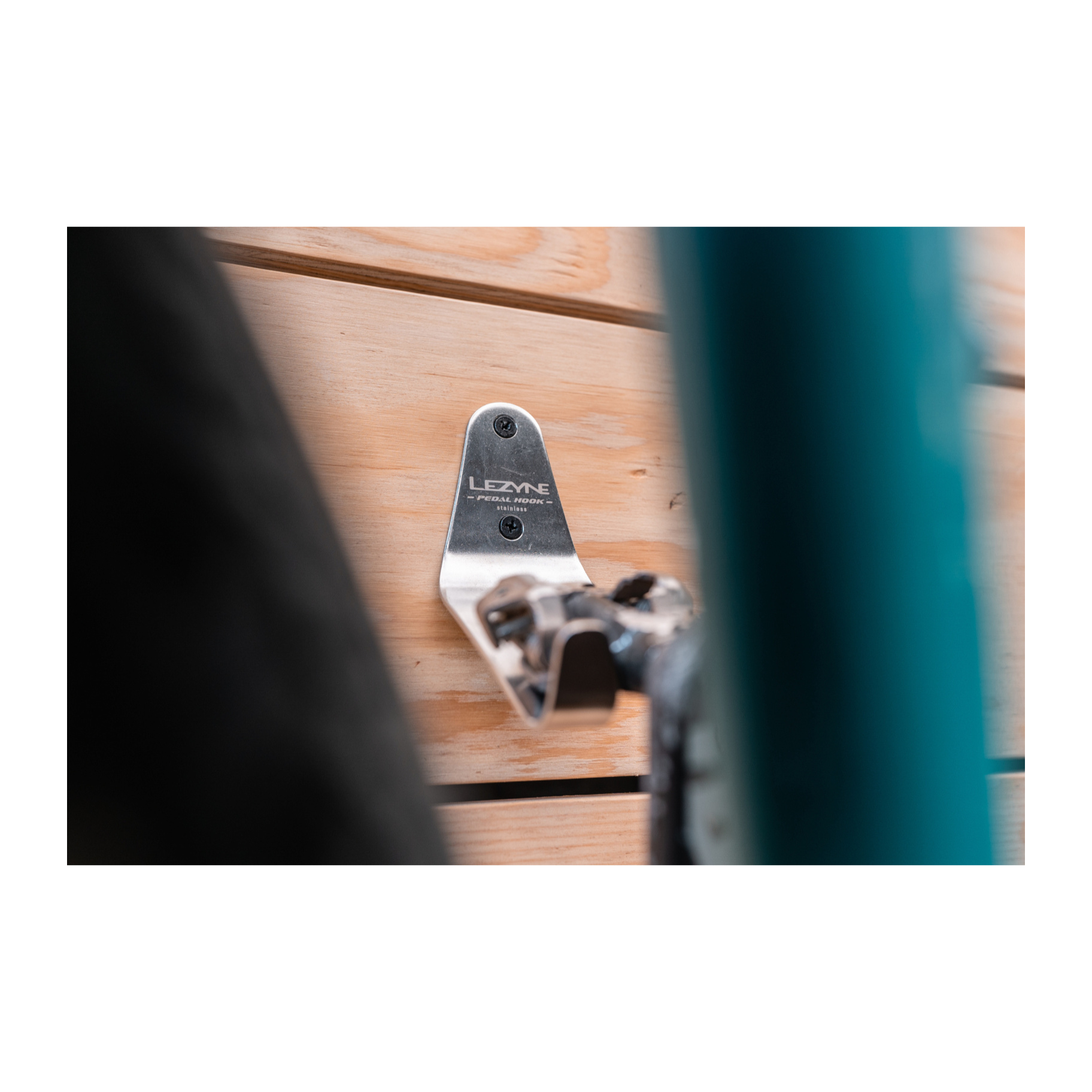 Lezyne Stainless Pedal Hook Fahrrad-Wandhalter