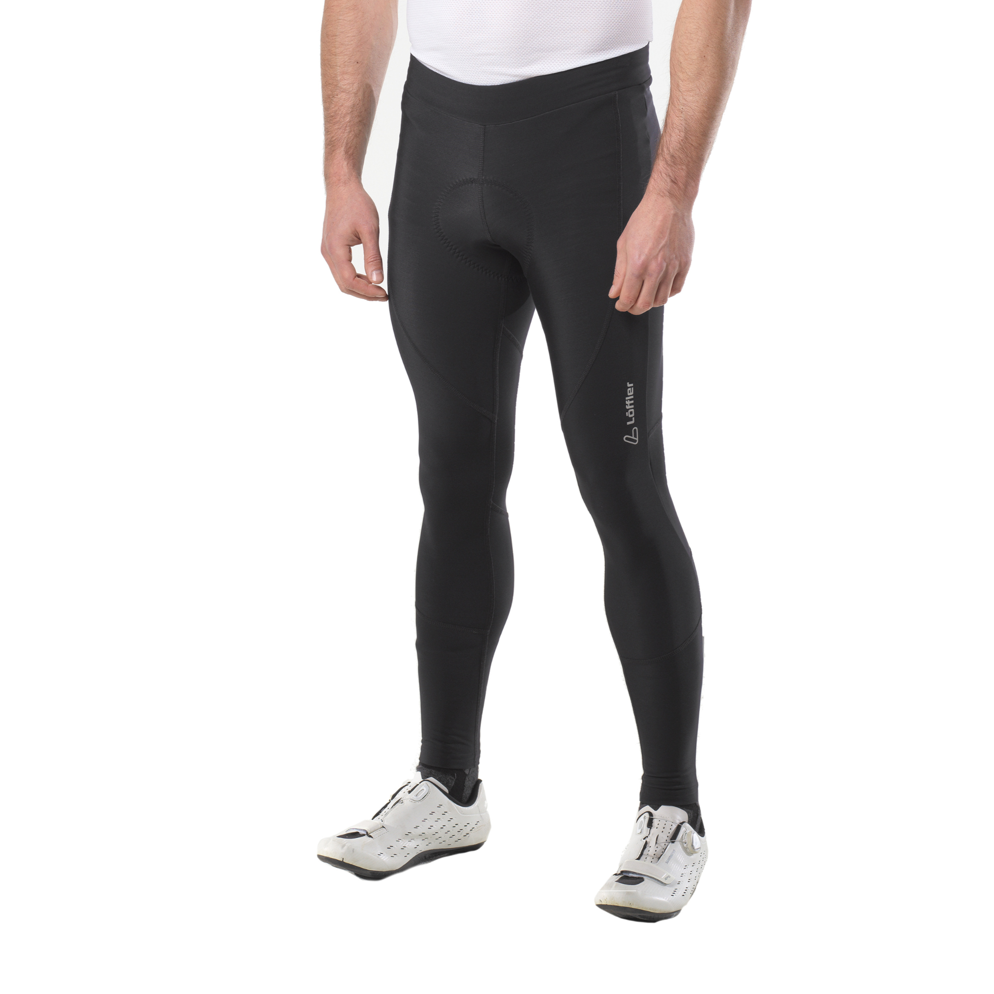 Löffler Thermo Elastic Fahrradhose Herren lang