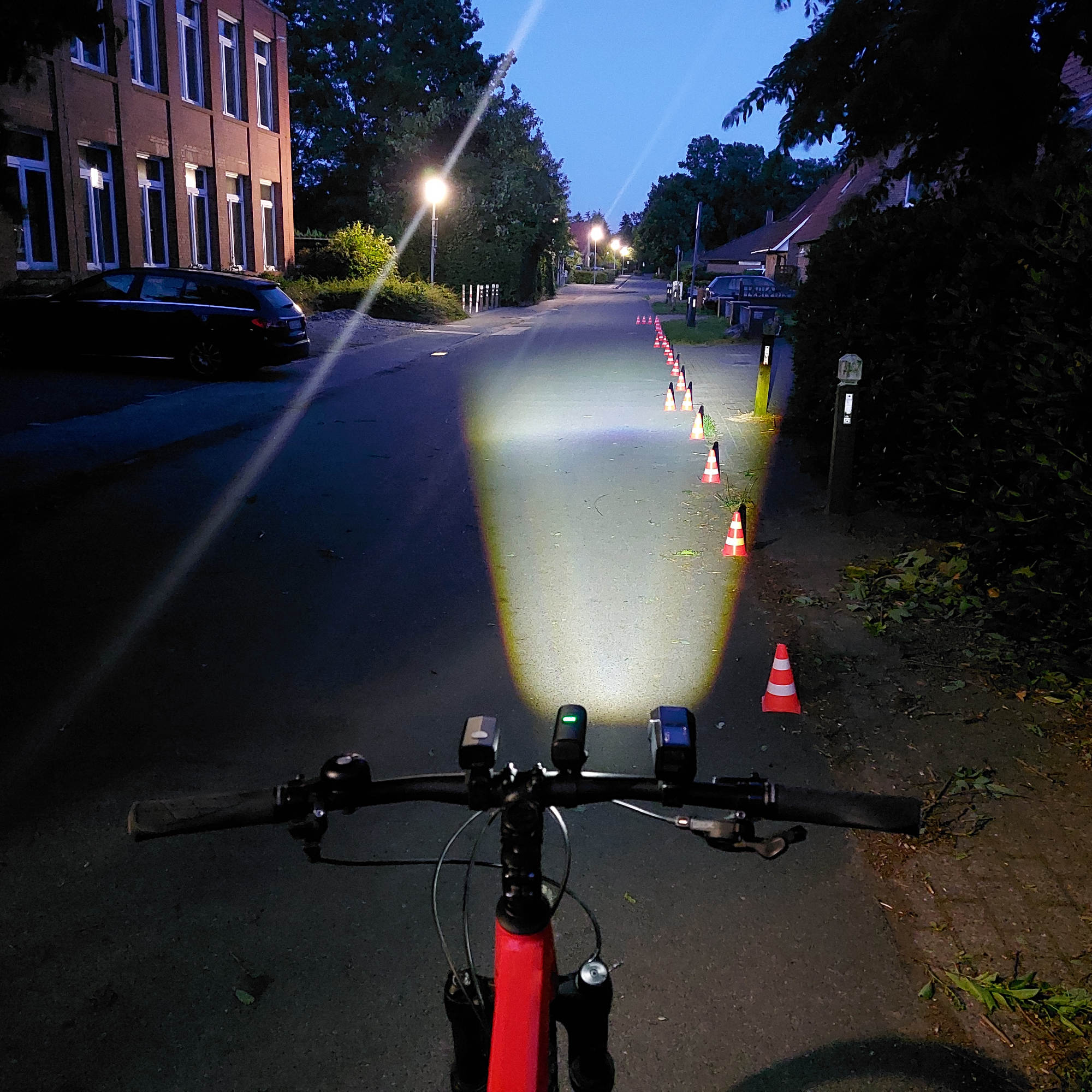 Lunivo Polar F100 Alu Fahrradlicht
