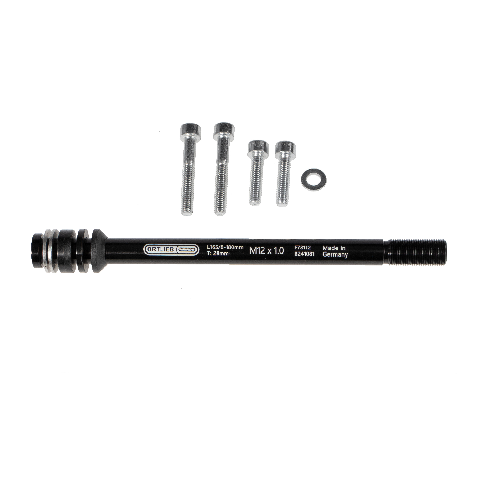 Ortlieb Thru Axle M6 Connector Steckachse für Gepäckträger