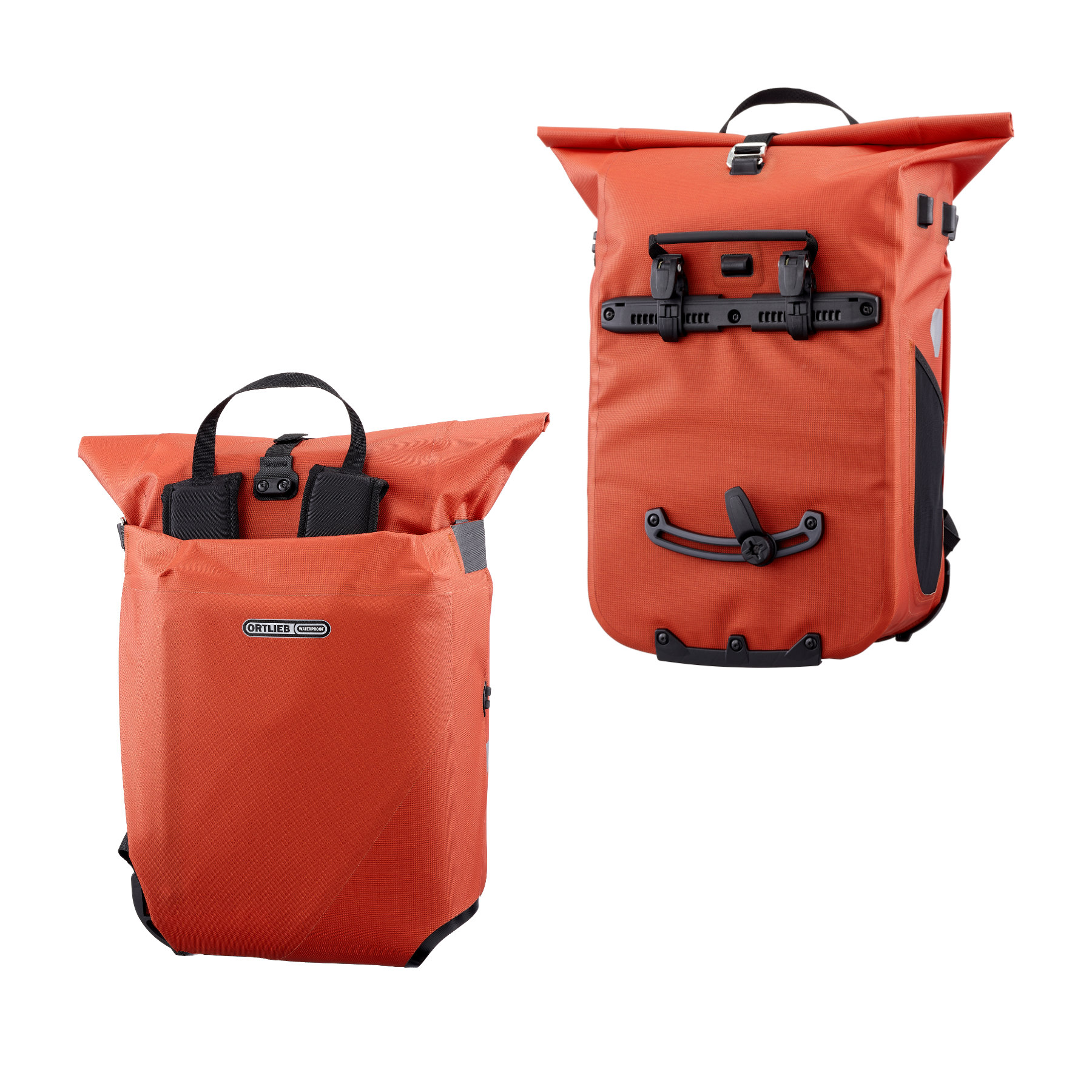 Ortlieb Vario Fahrrad-Packtasche/Rucksack rot