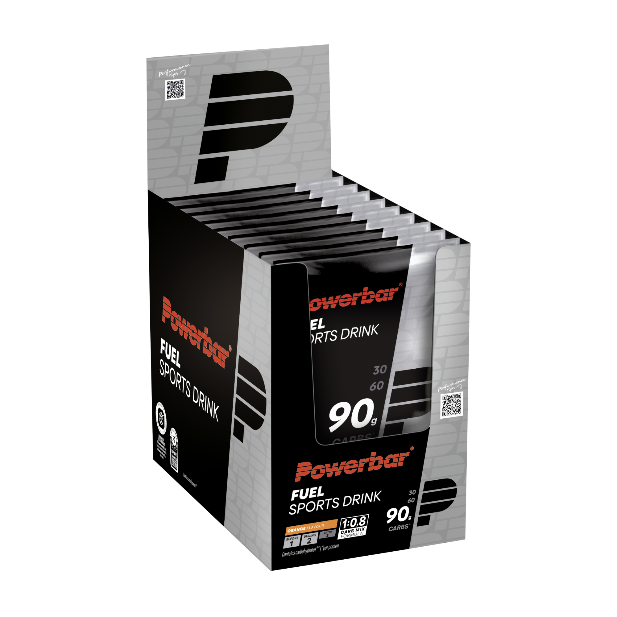 Powerbar Black Line Fuel 90 Sports Drink Sportgetränkepulver Box (10x94 g)
