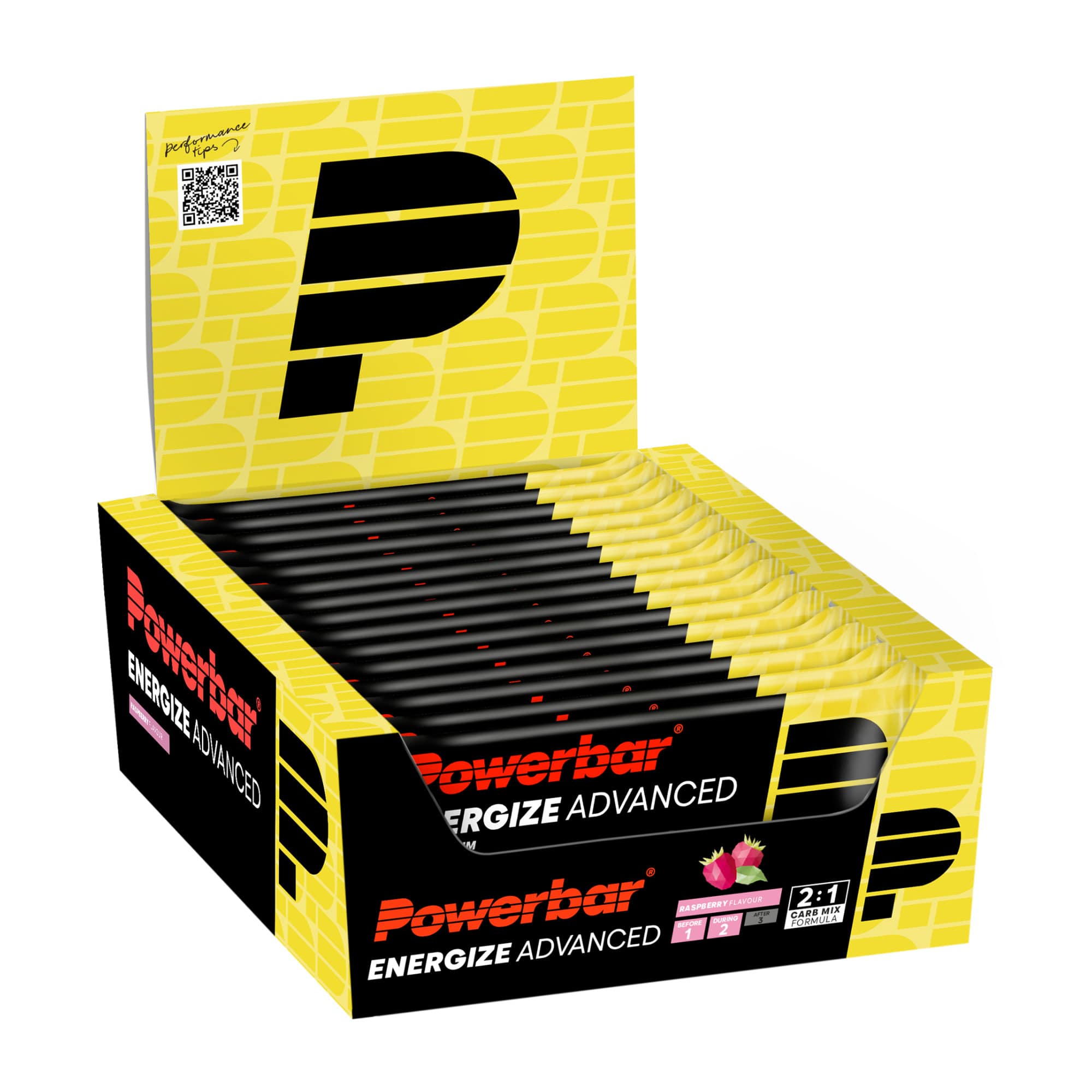 Powerbar Energize Advanced Energieriegel Box (15 x 55 g)