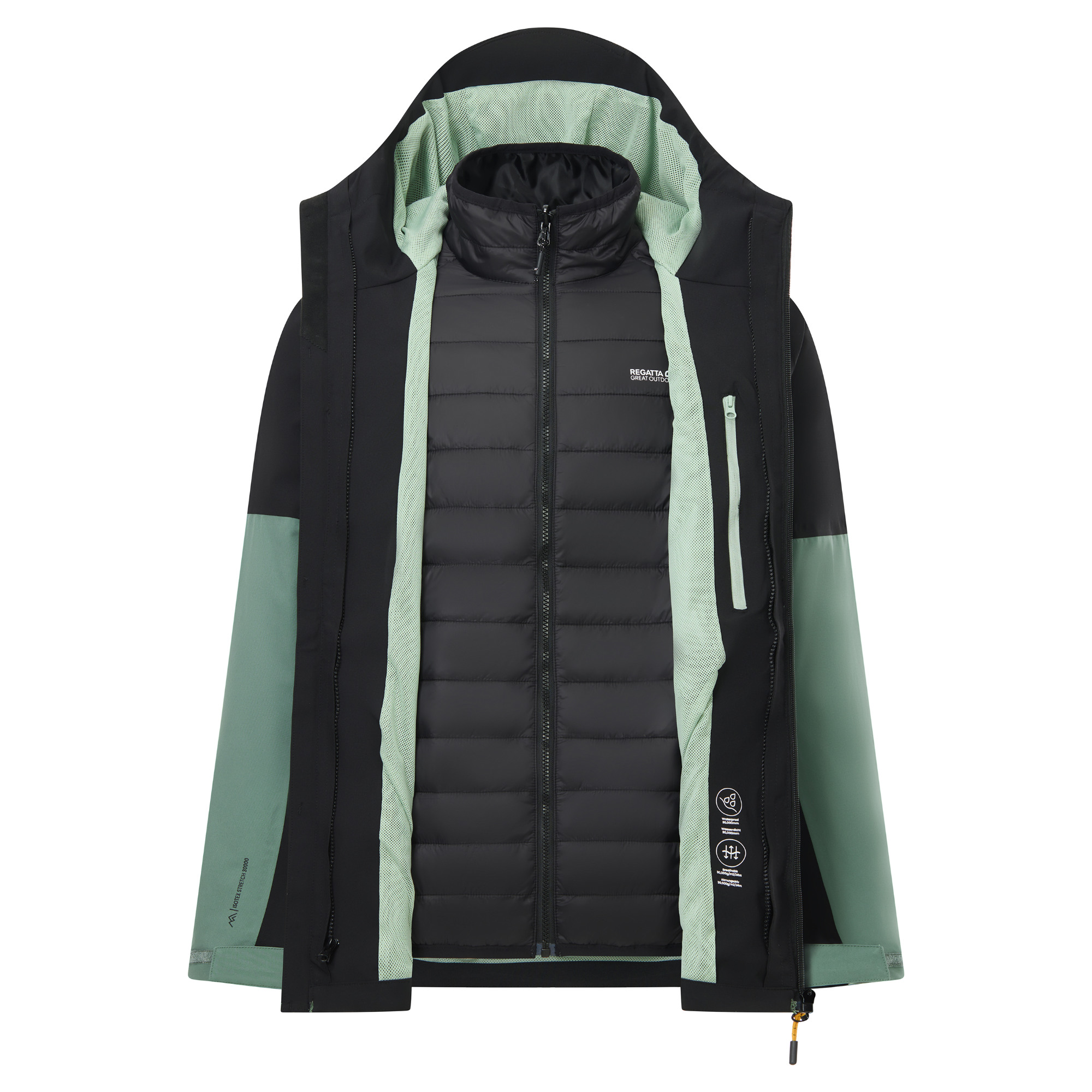 Regatta Wentwood 3-in-1 Fahrrad Winterjacke Herren