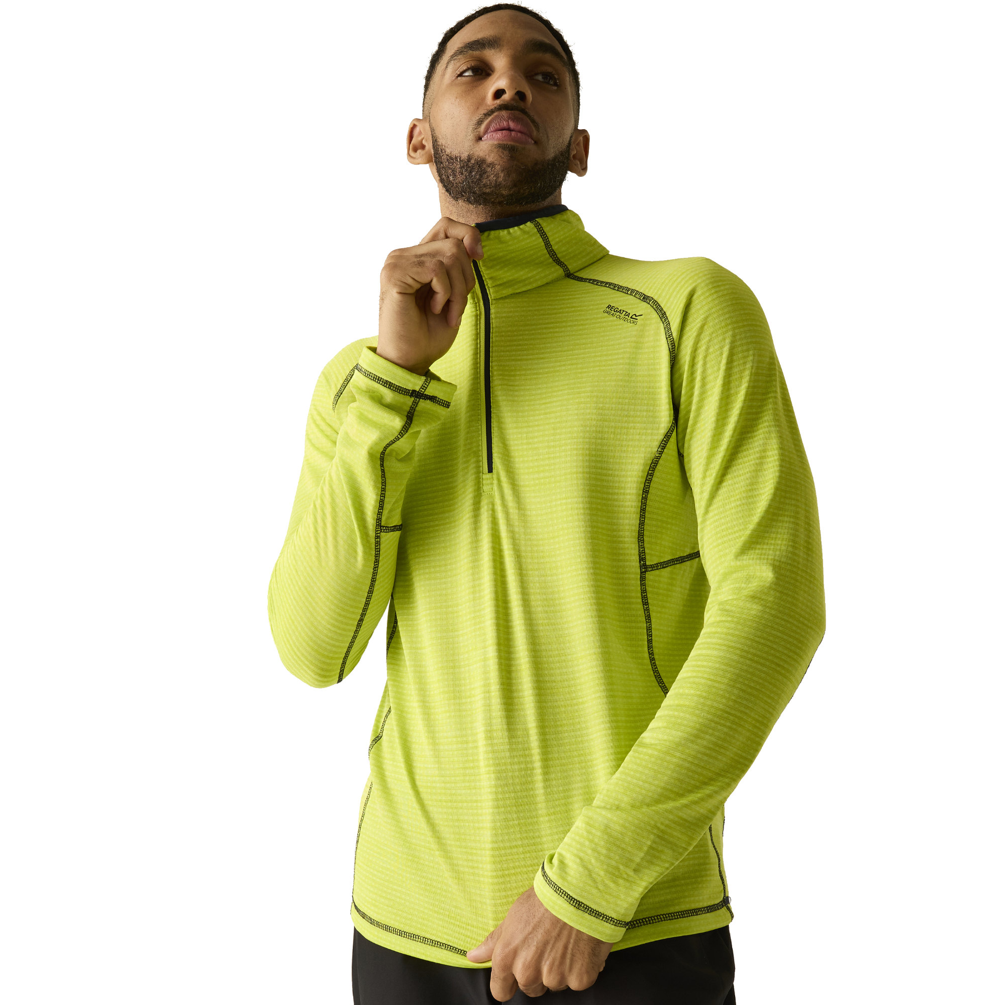 Regatta Yonder II Fleece Fahrrad Shirt Herren langarm
