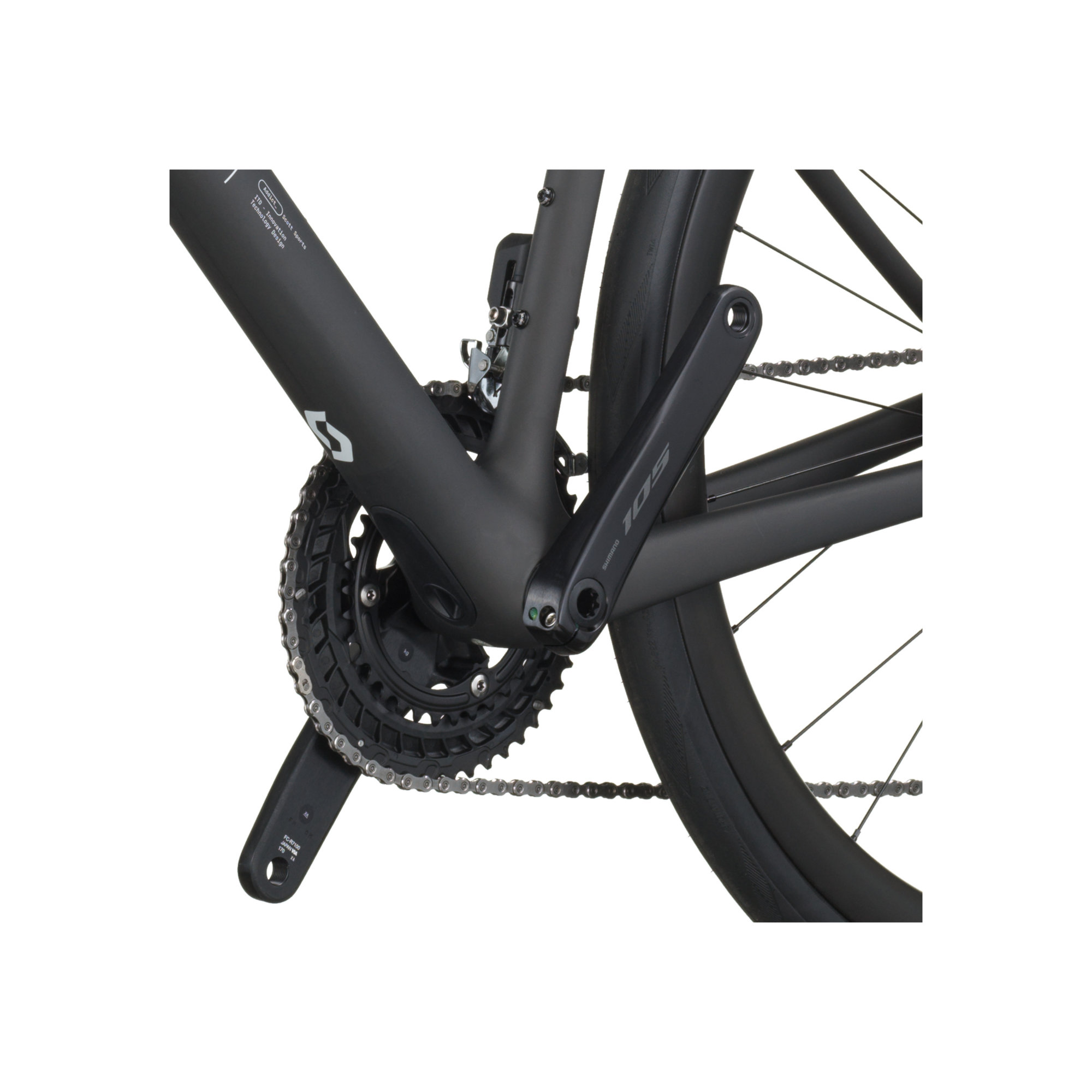 Scott Addict 30 Rennrad 28" schwarz