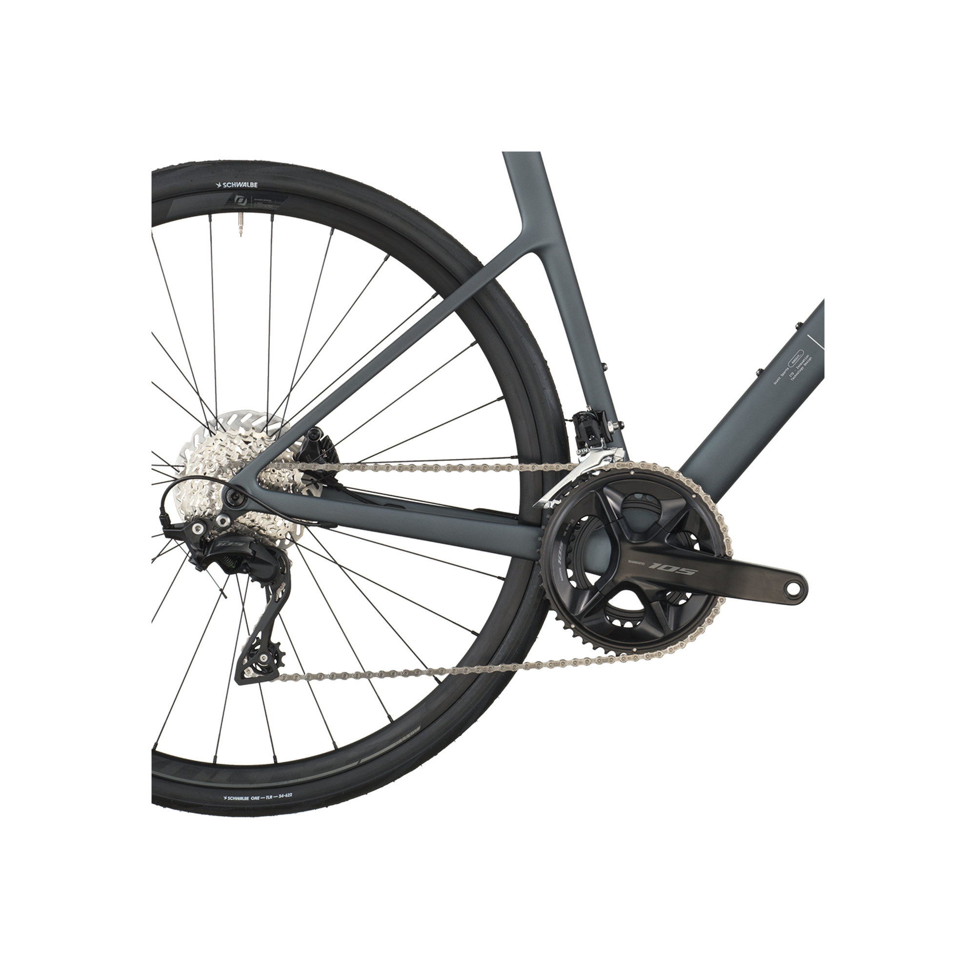 Scott Addict 50 Rennrad 28" grau