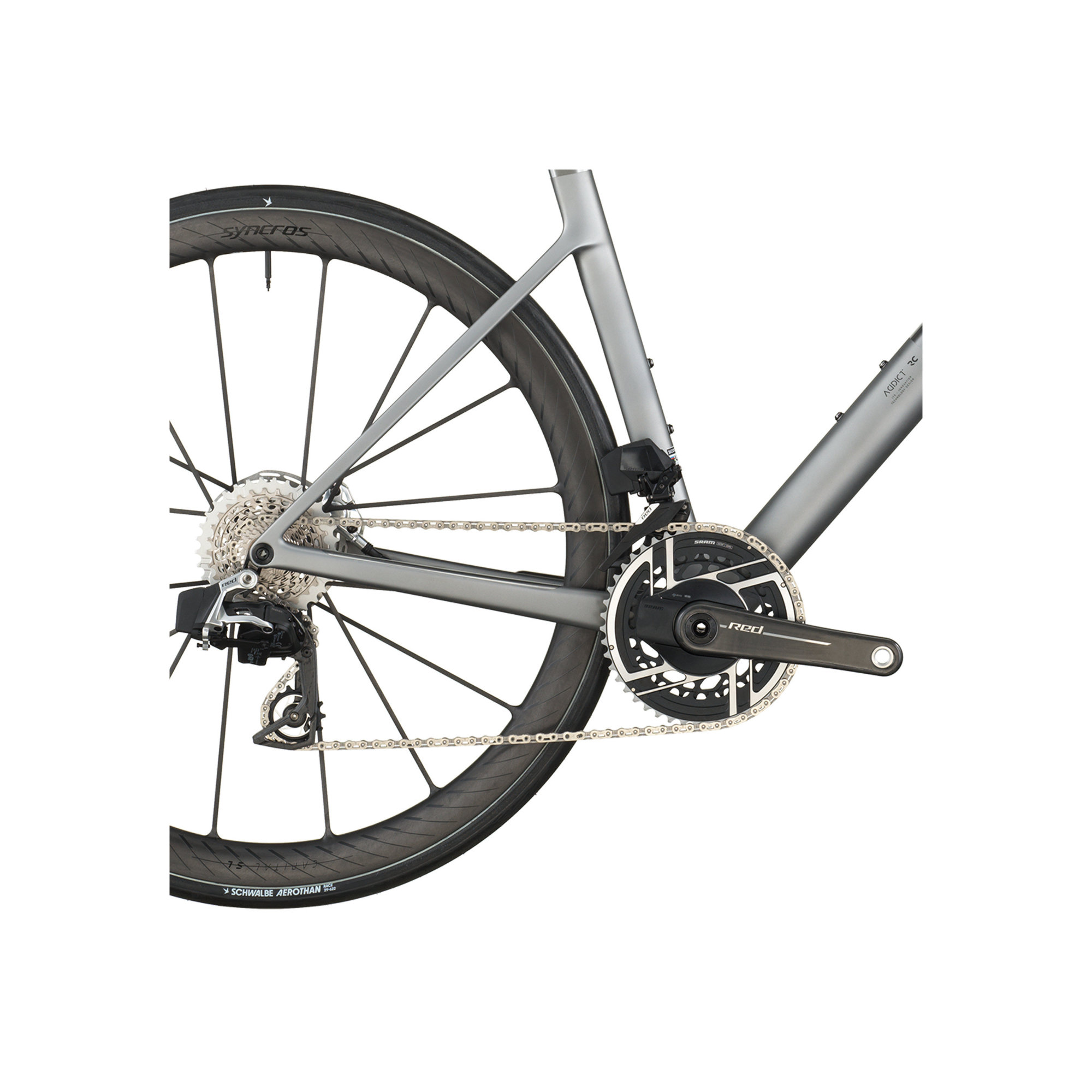 Scott Addict RC Ultimate Rennrad Herren 28" silber