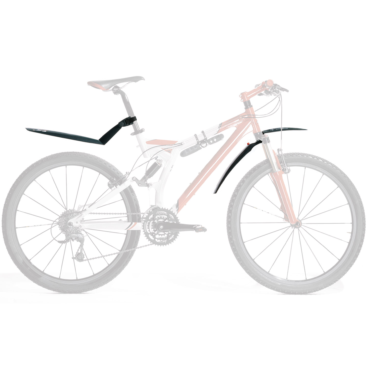 SKS X-TRA-DRY Black Fahrrad-Schutzblech hinten (26 Zoll)