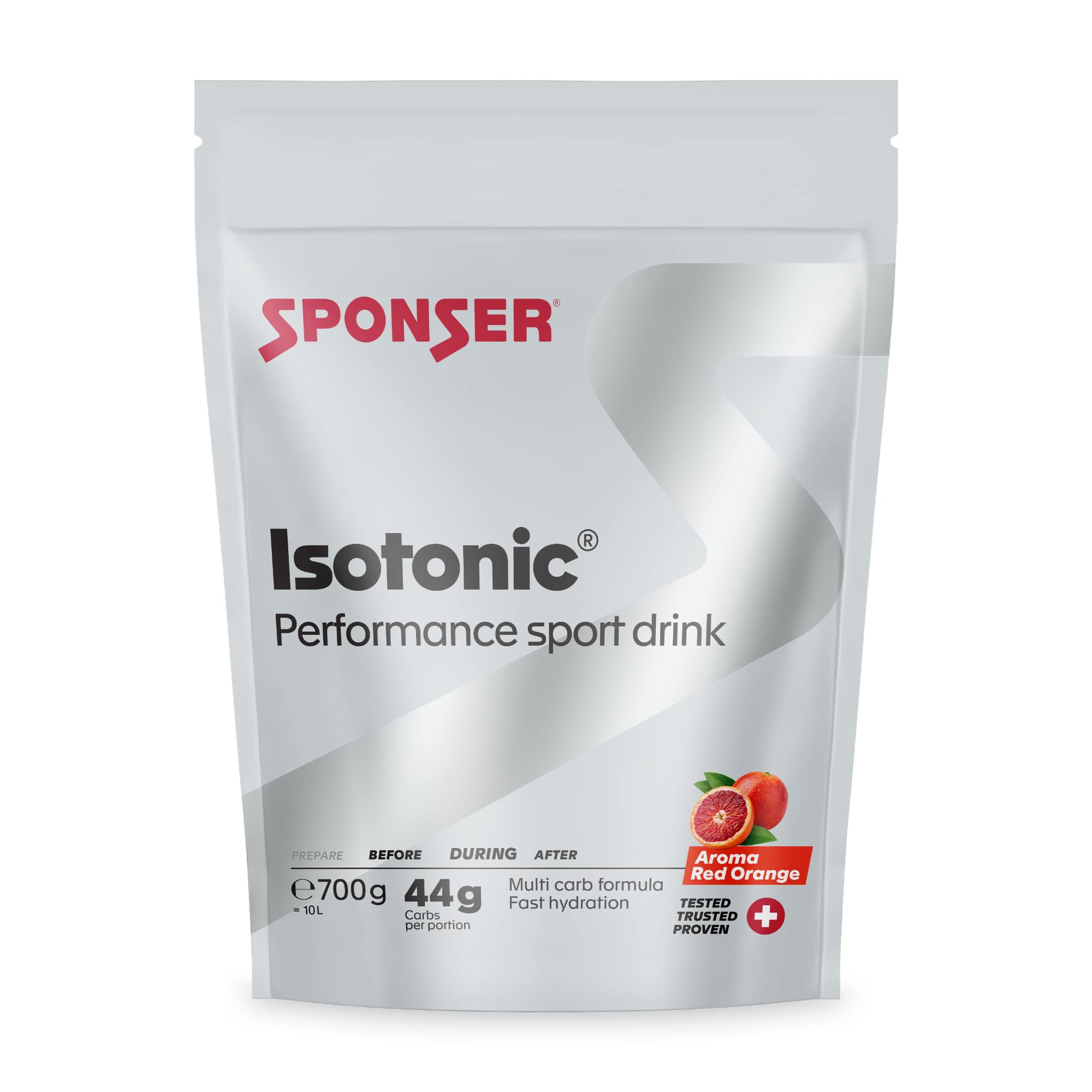 Sponser Isotonic Sportgetränkepulver Nachfüllbeutel (700 g)