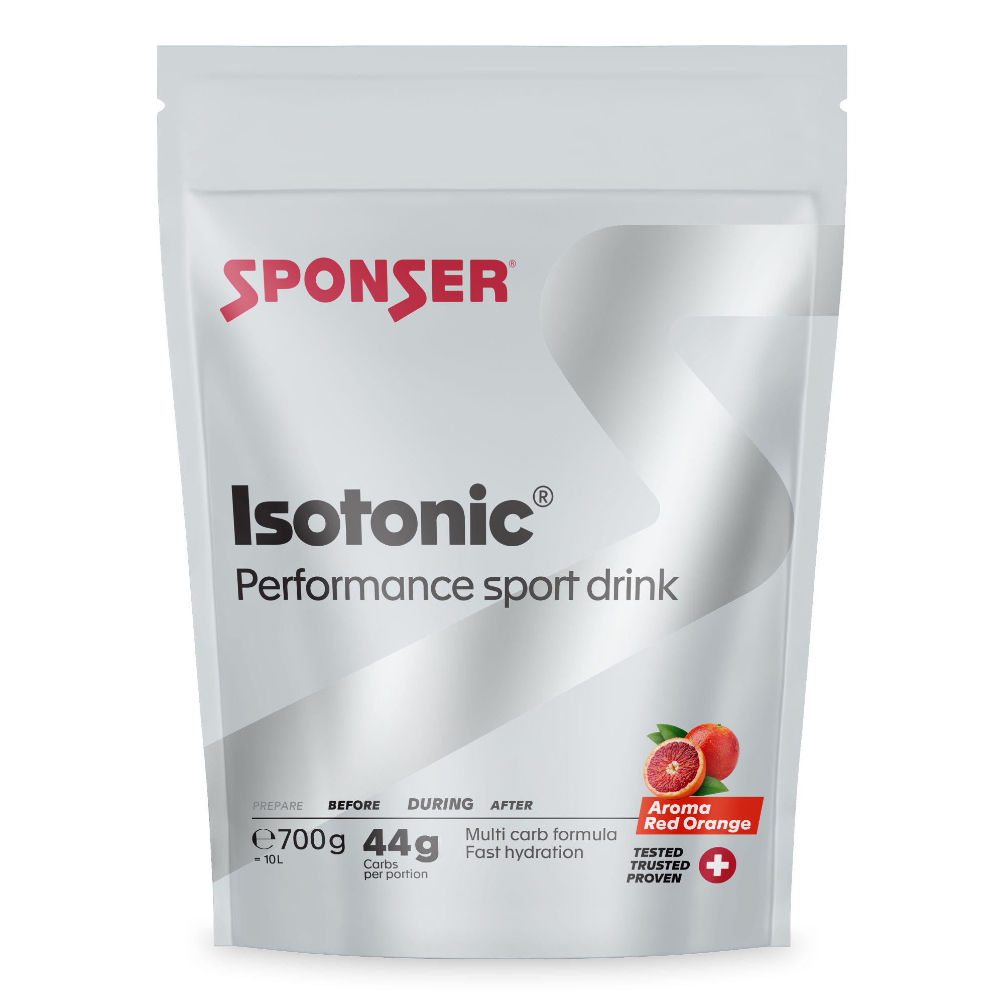 Sponser Isotonic Sportgetränkepulver Nachfüllbeutel (700 g)