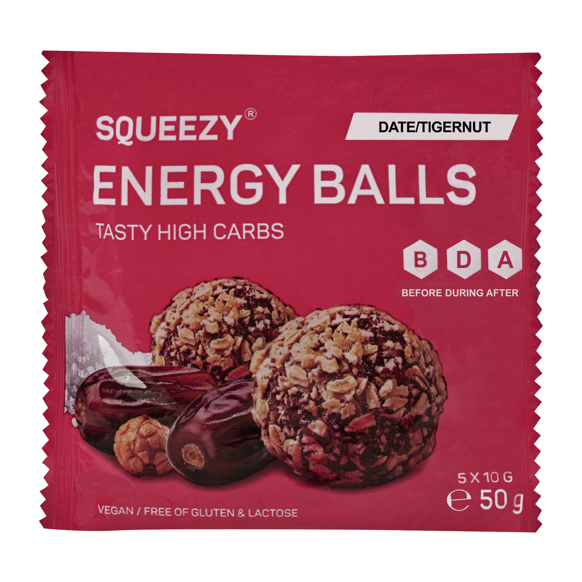 Squeezy Energy Balls Energiebällchen Box  10 x 50 g