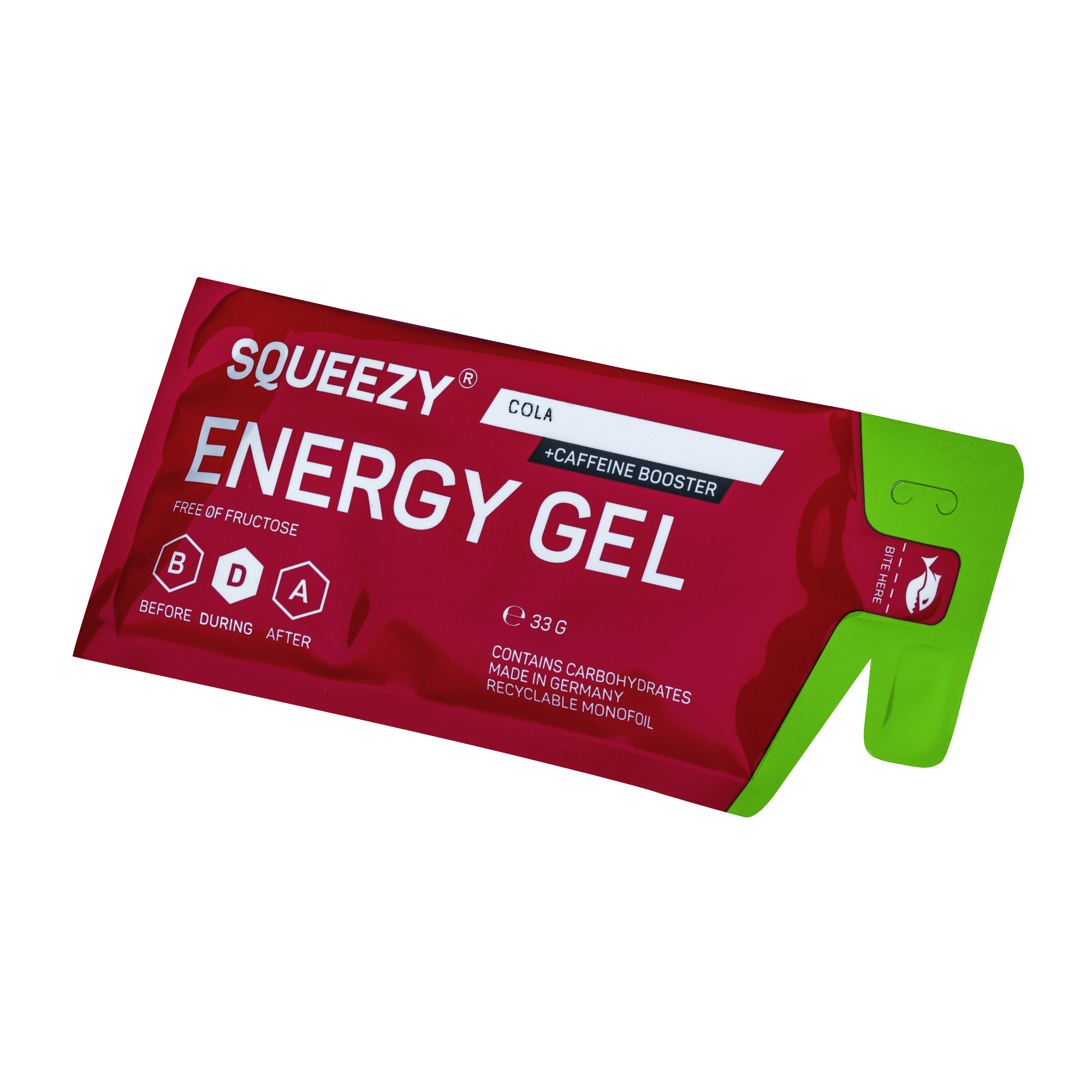 Squeezy Energy Gel vegan Box gemischt (12 x 33 g)