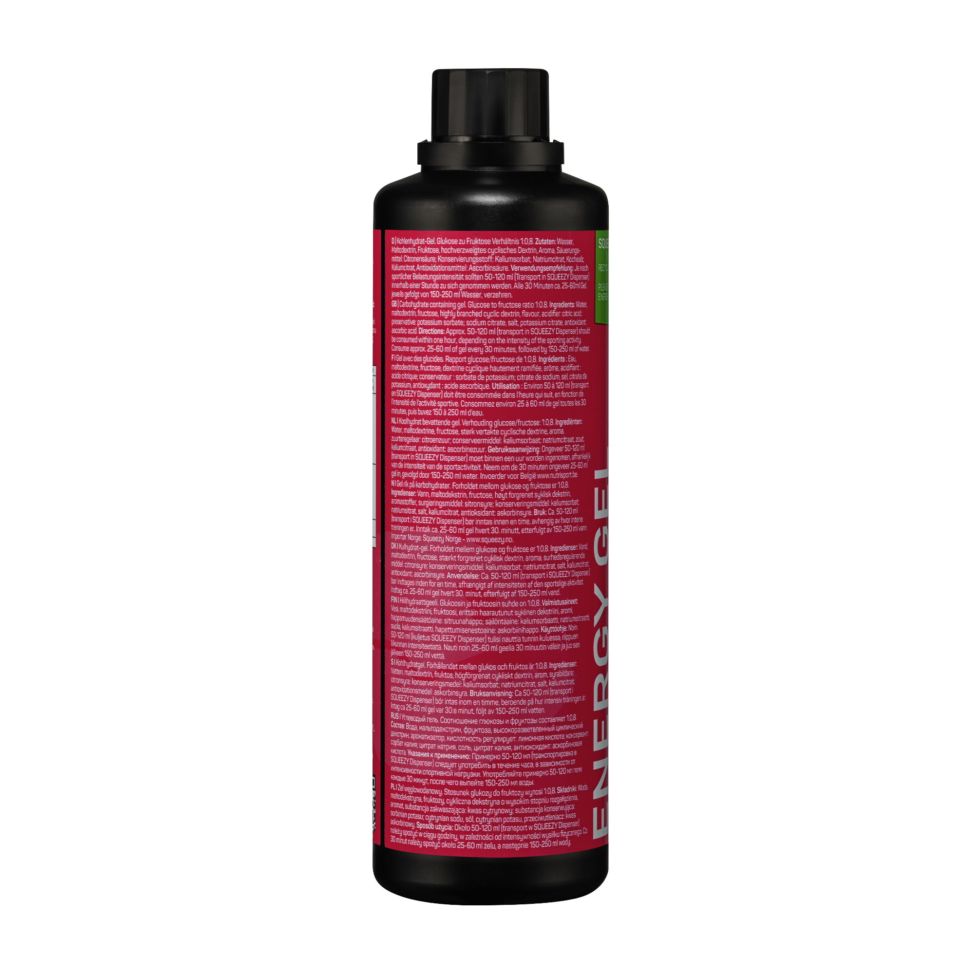 Squeezy Energy Gel High Fructose Refiller 500 ml