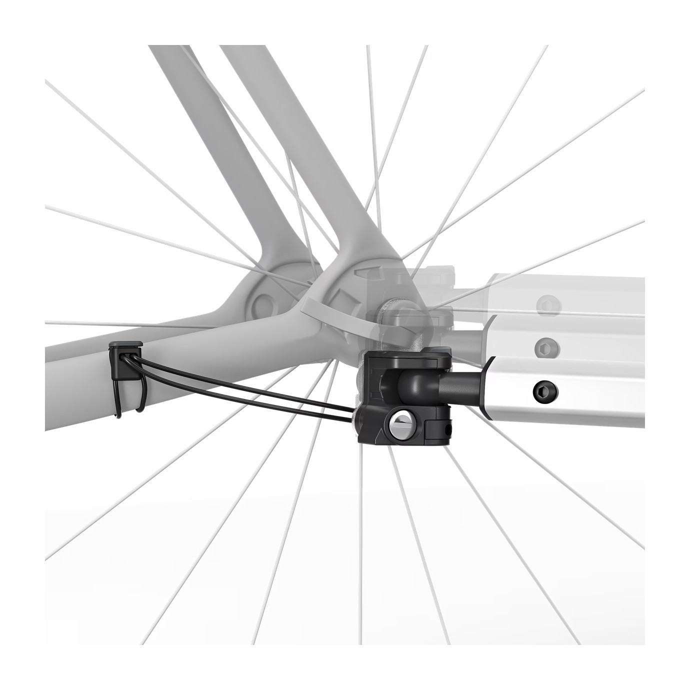 Thule Axle Mount ezHitch Achsmontageplatte mit Schnellspanner für Kinderanhänger