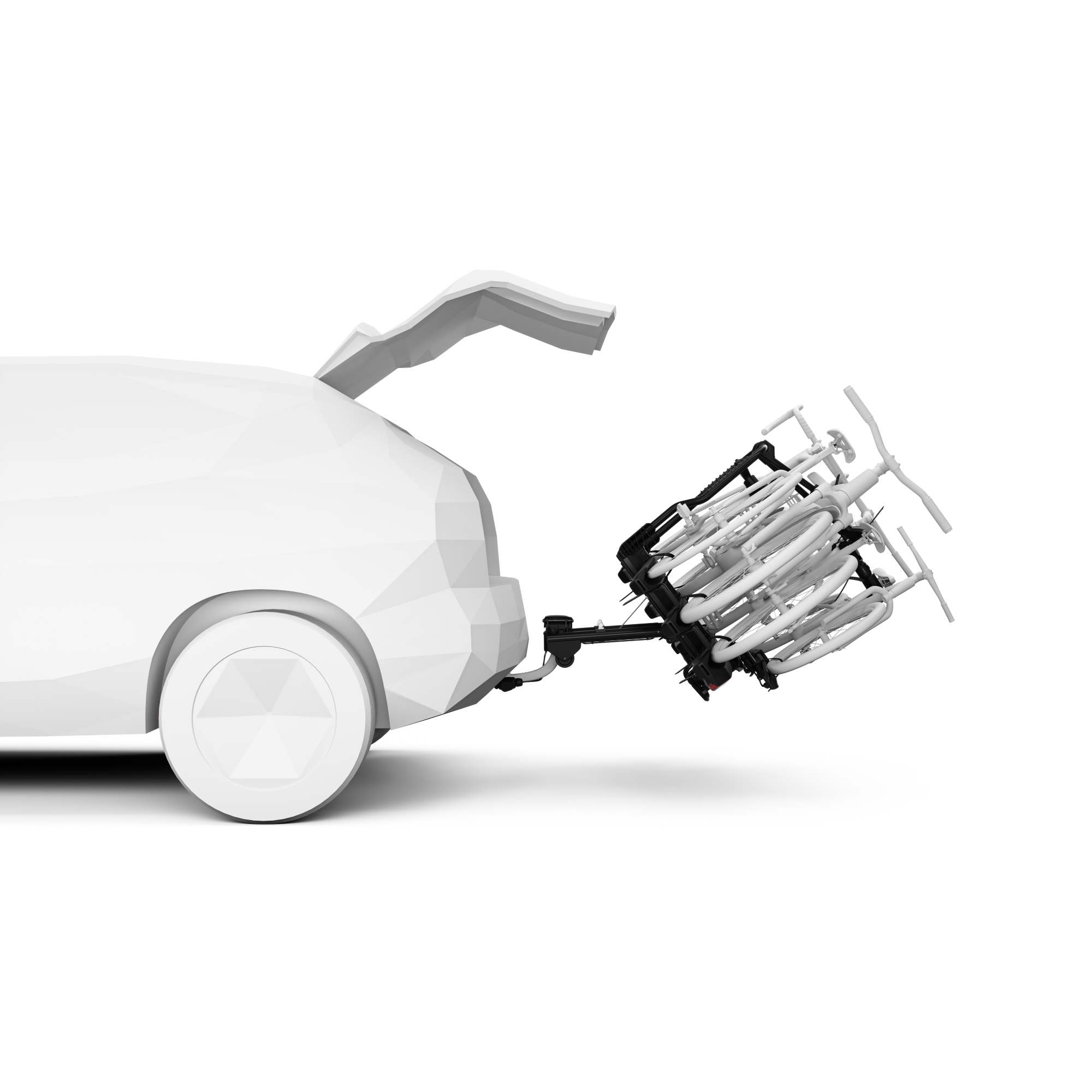 Thule EasyFold 3 Fahrradträger Anhängerkupplung für 3 Räder