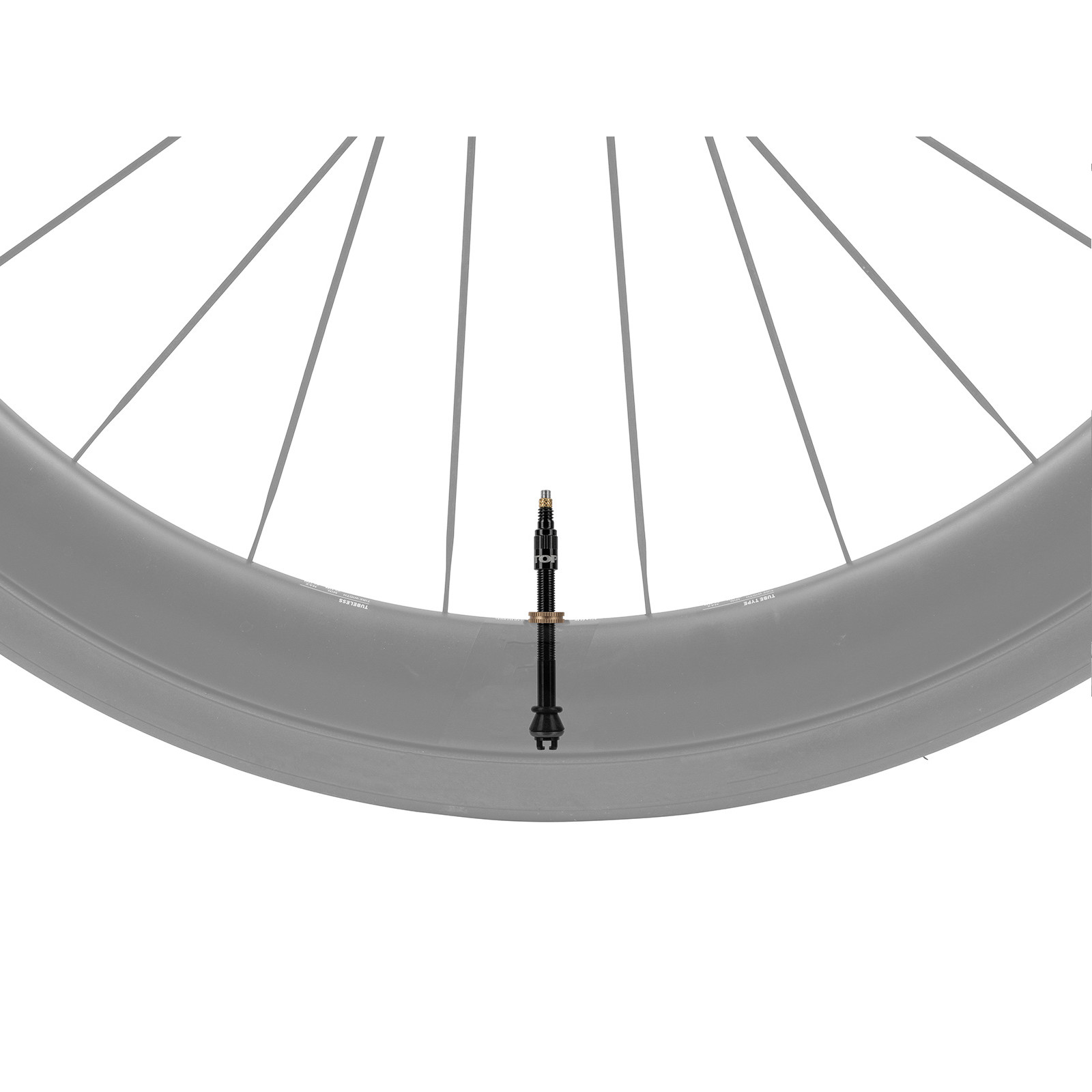 Topeak Turboflow Valve Kit Tubeless Ventil (2 Stk.)