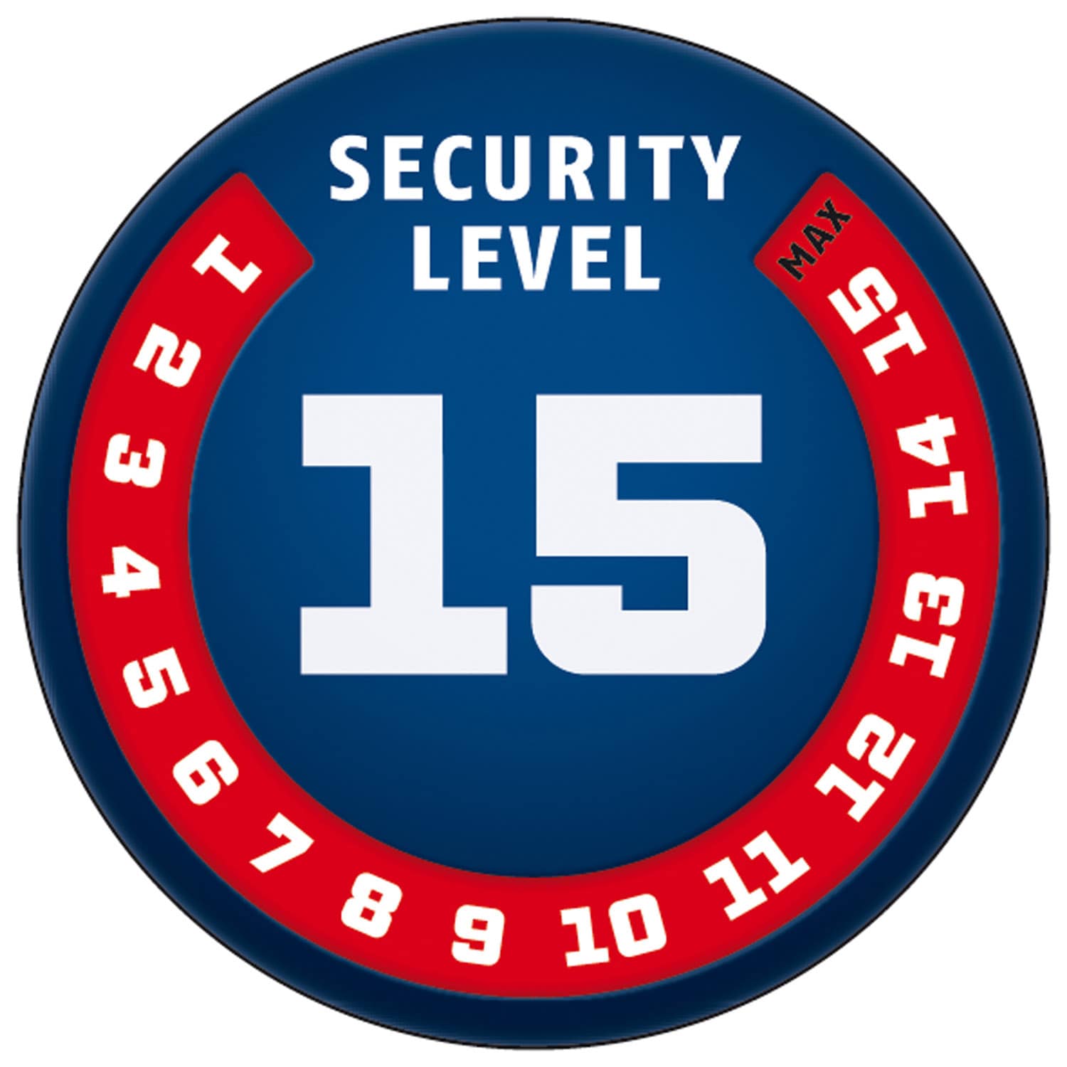 Abus Bordo Granit XPlus 6500K/120 black SH Faltschloss