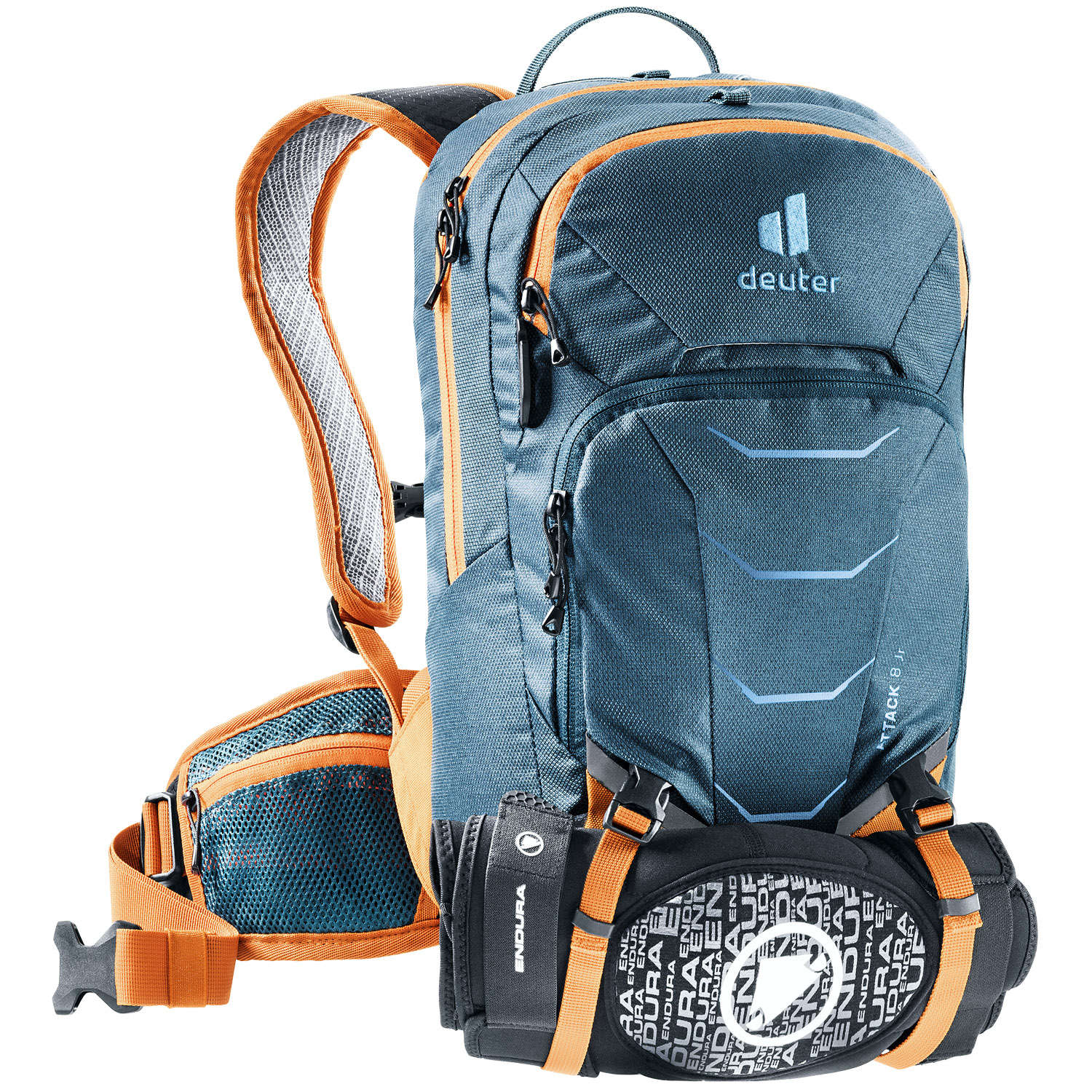 Deuter Attack 8 Junior Protektor-Rucksack arctic-mandarine