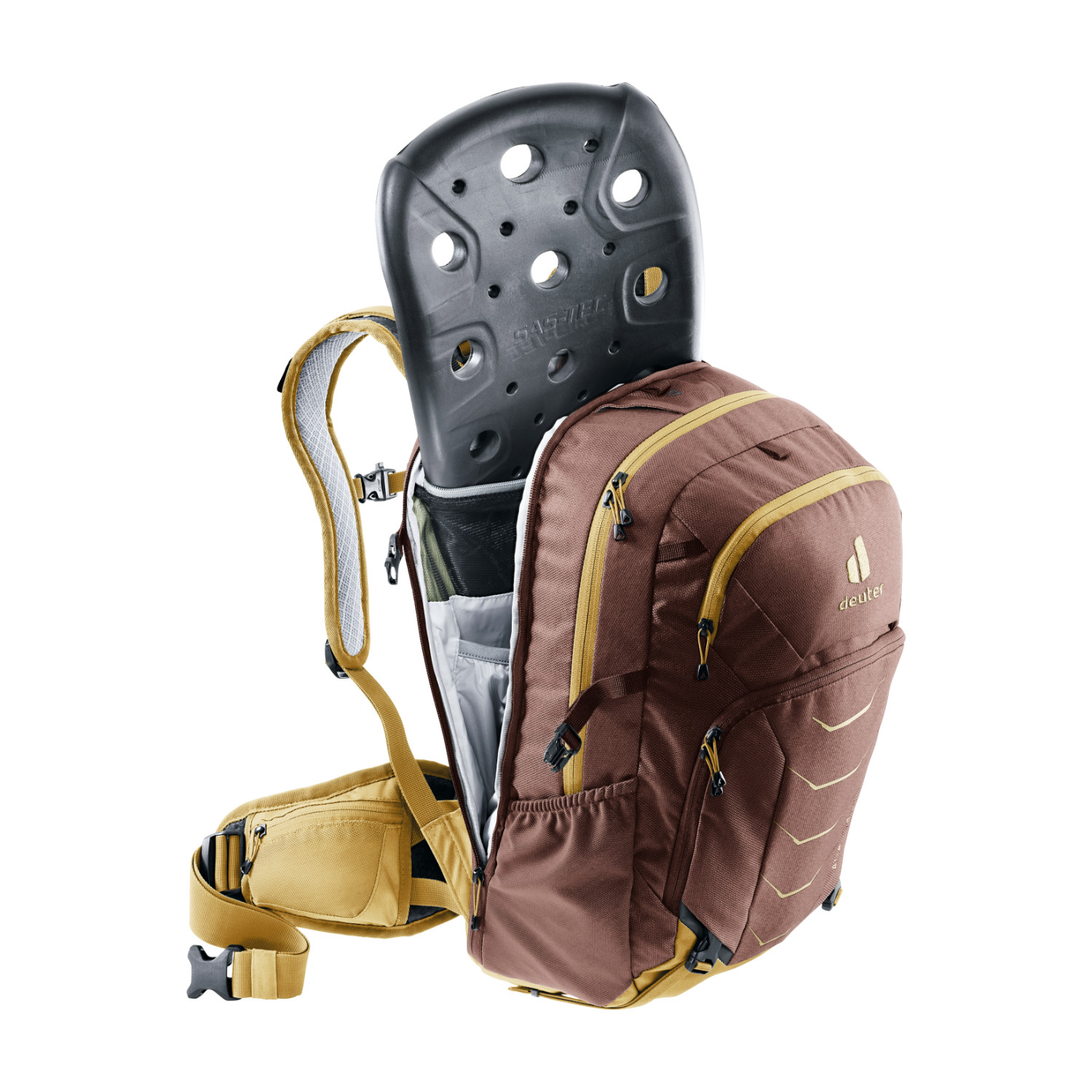 Deuter Attack 18 SL Protektor-Rucksack Damen raisin-almond