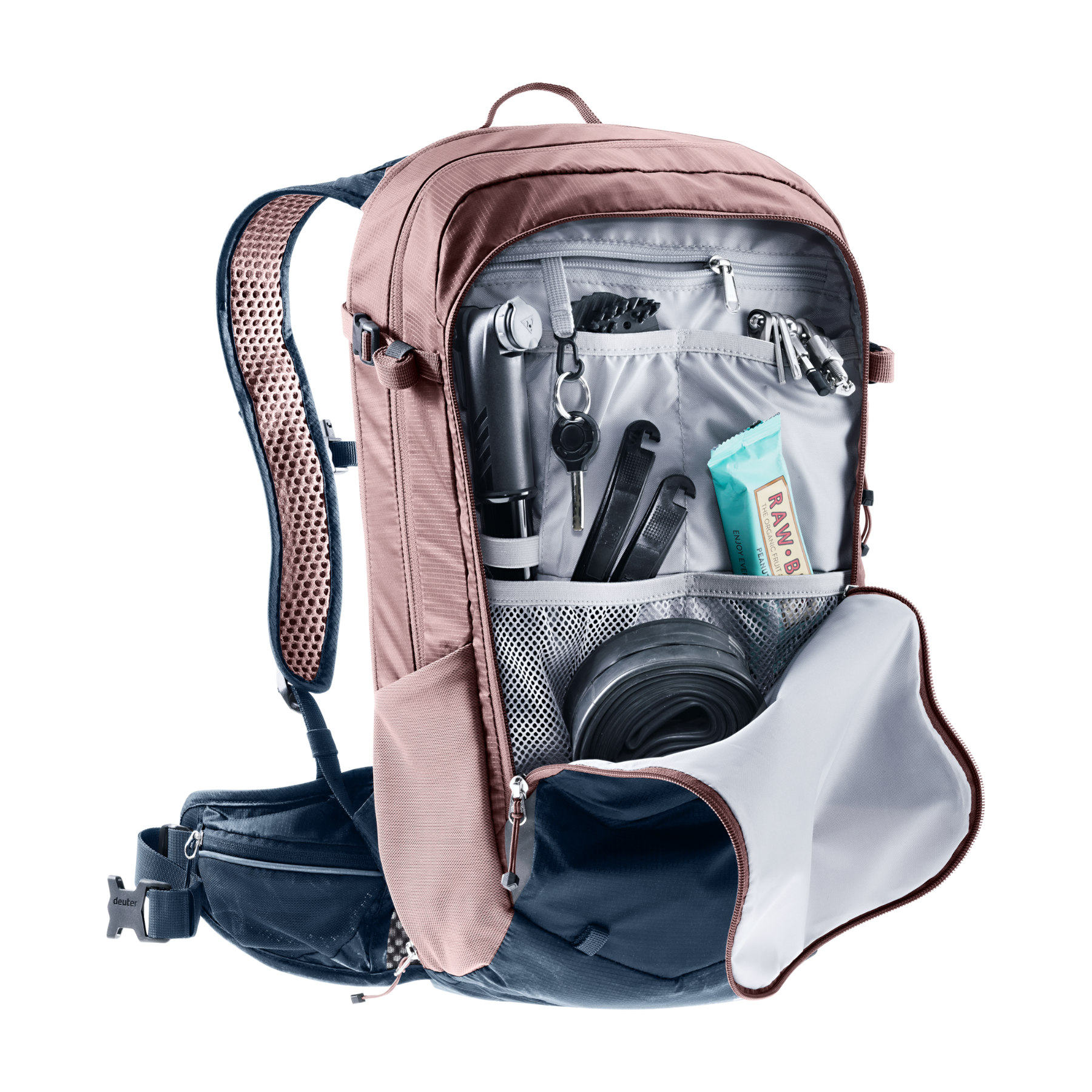 Deuter Compact 14+3 Fahrradrucksack blau/rose