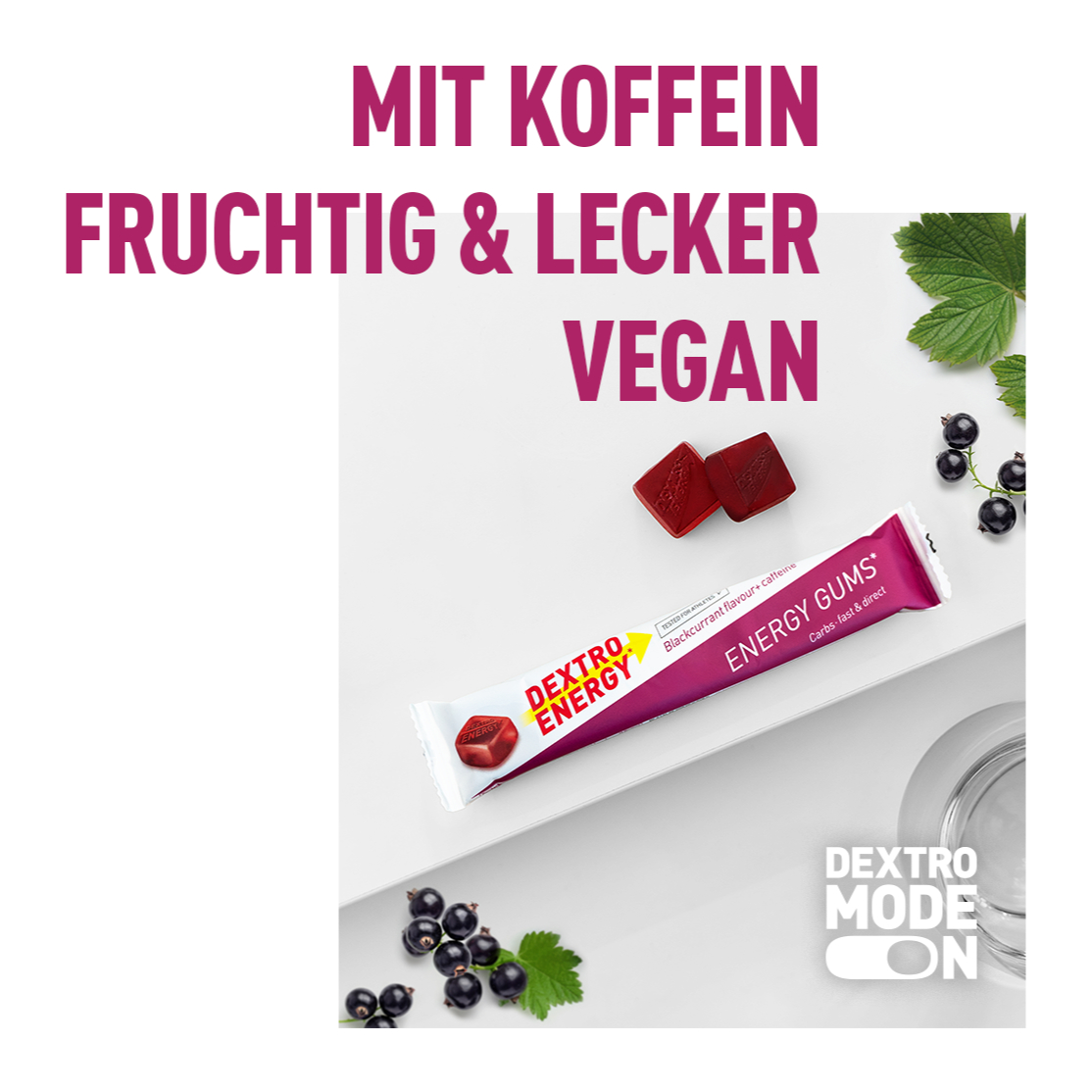Dextro Energy* Gums Fruchtgummi Box (8 x 45 g)