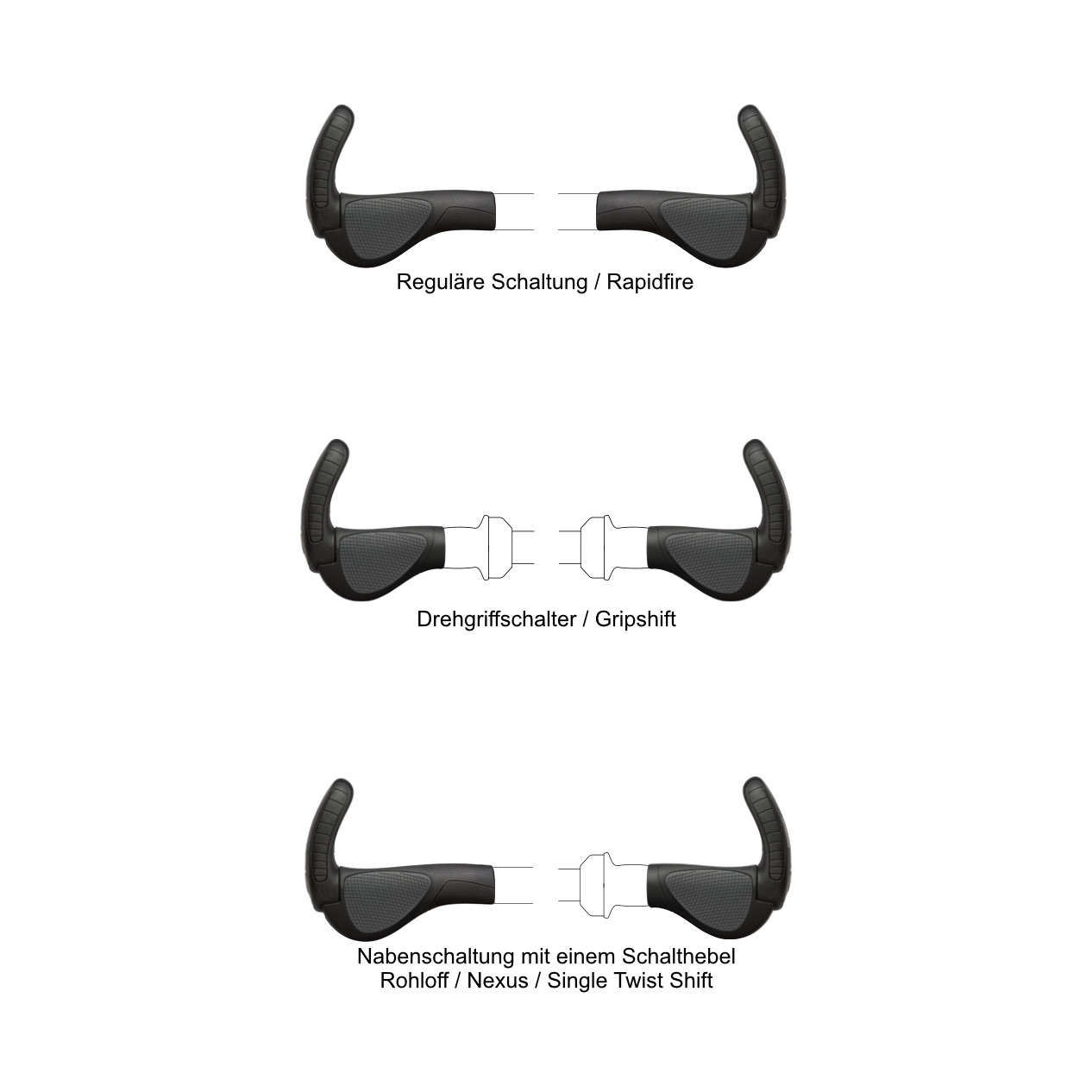 Ergon GP3 Fahrradgriffe ergonomisch