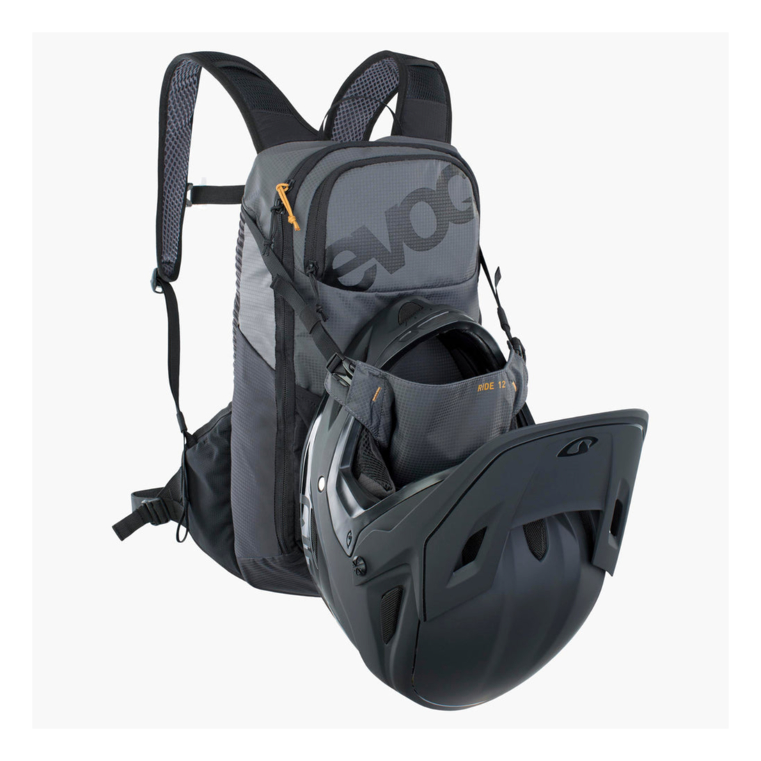 Evoc Ride 12 Fahrradrucksack grau-schwarz