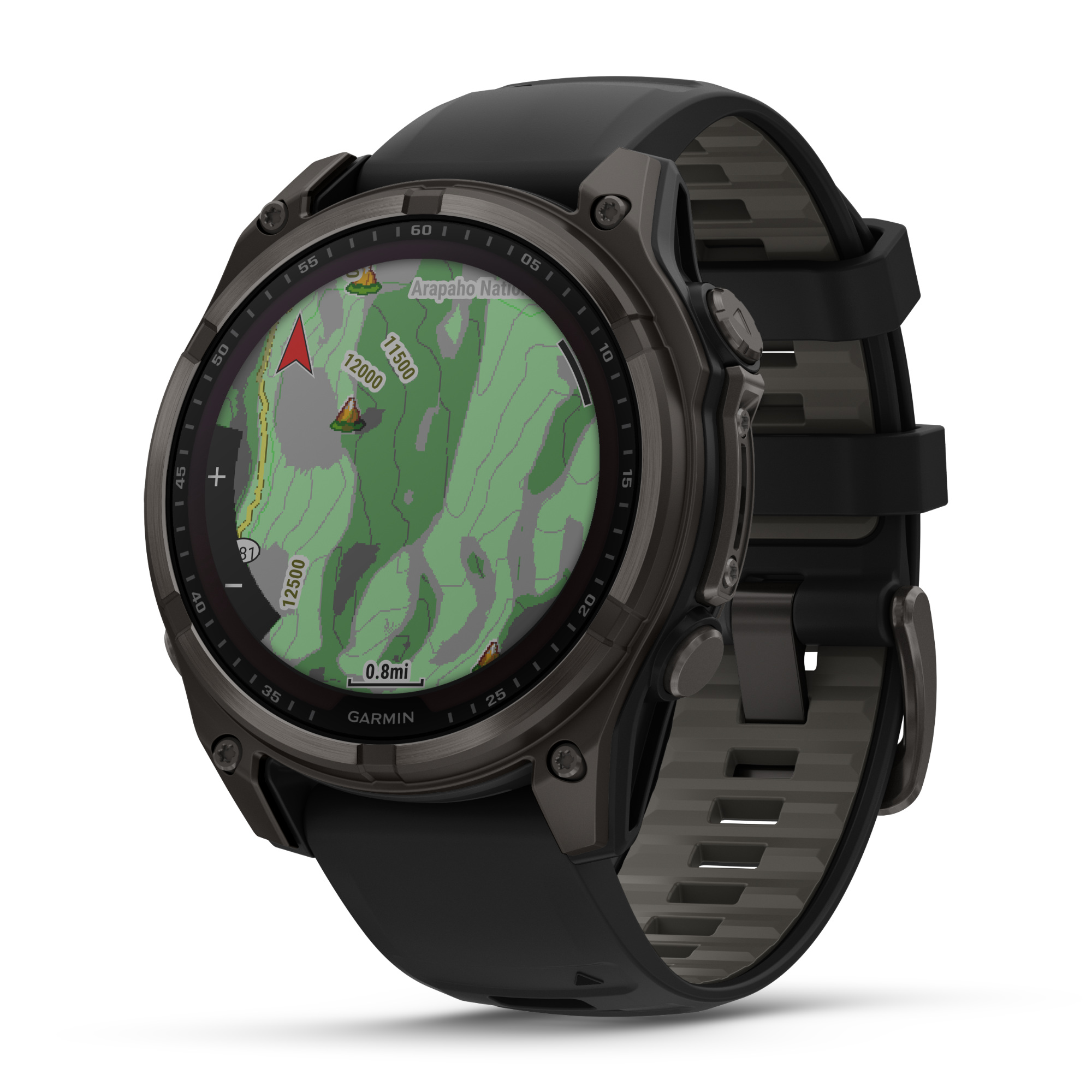 Garmin Fenix 8 Solar Smartwatch GPS graphit-titan-carbongrau - B-Ware