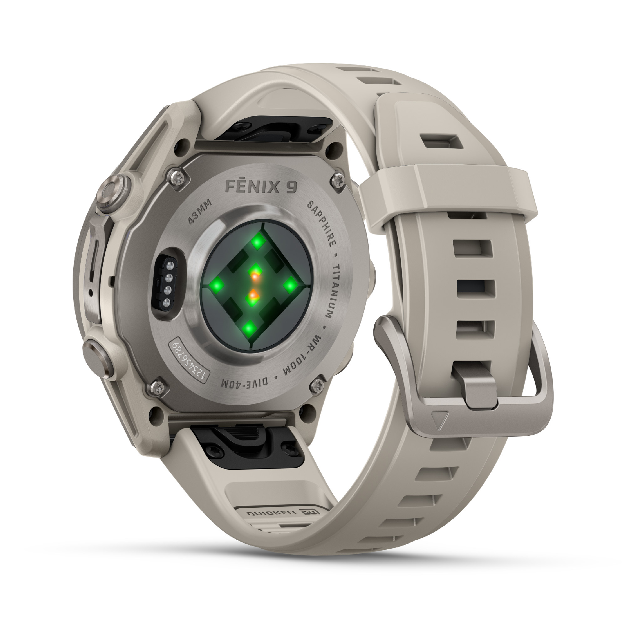Garmin fēnix 9 Smartwatch 43 mm grau
