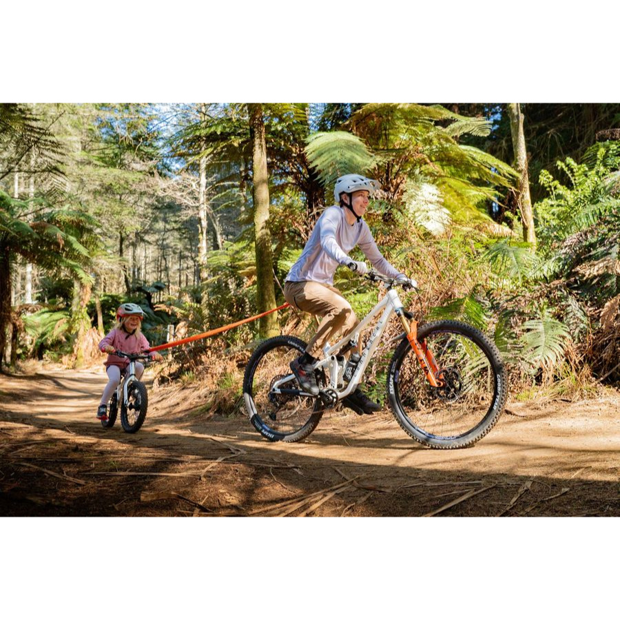 Kids Ride Shotgun MTB Abschleppseil Fahrrad orange