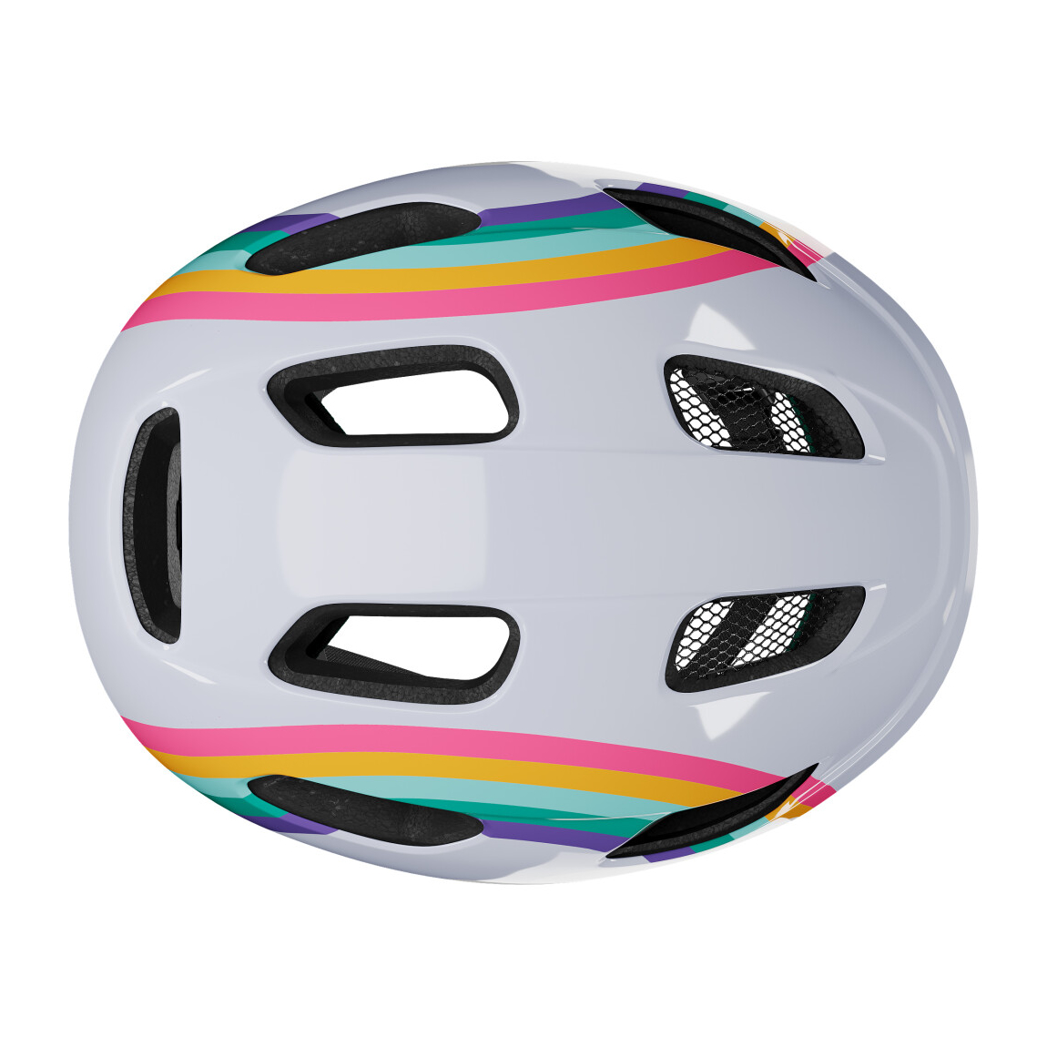 Lazer Pnut 2.0 KinetiCore Fahrradhelm Kinder Rainbow