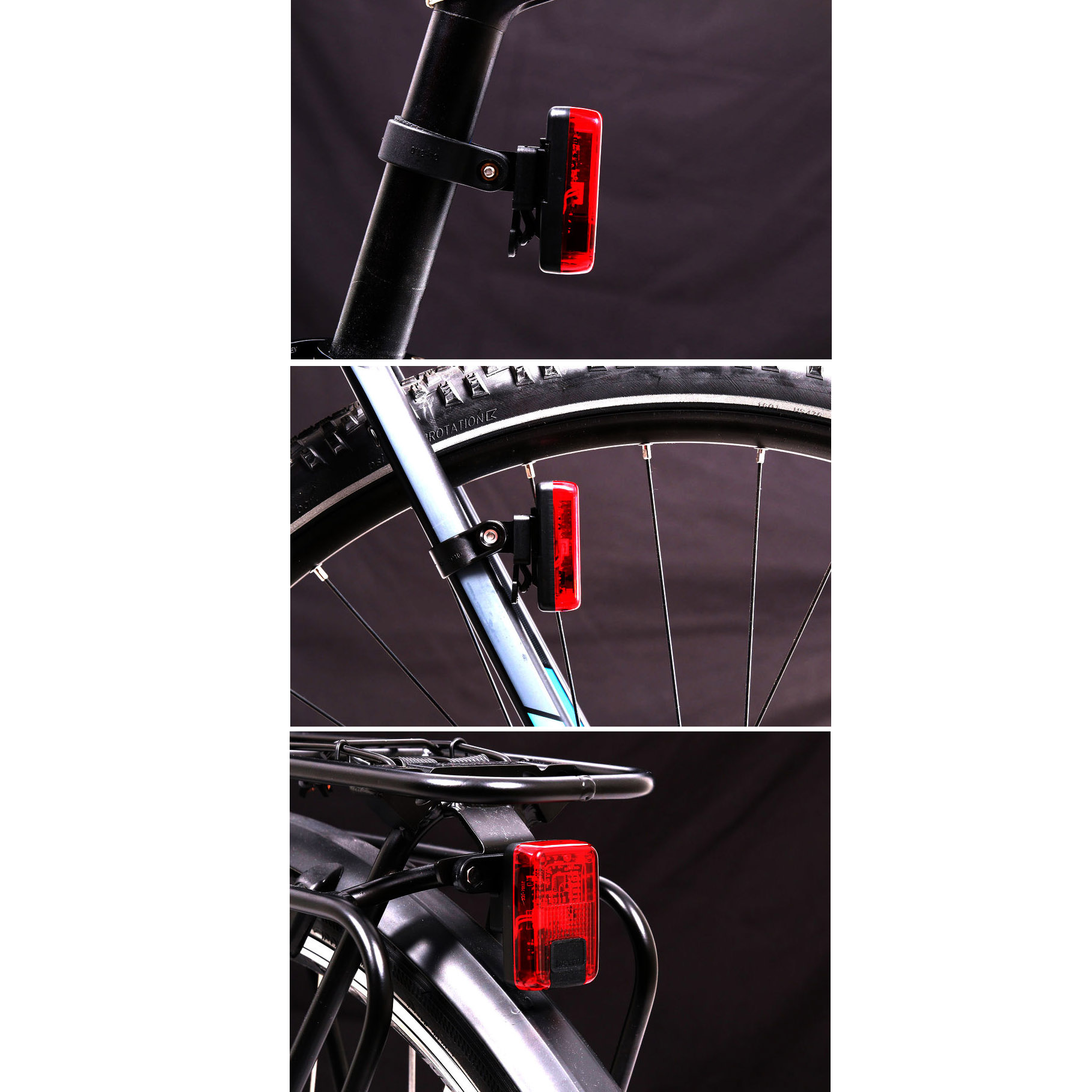 Litecco G-Ray Fahrradrücklicht mit Bremslichtfunktion