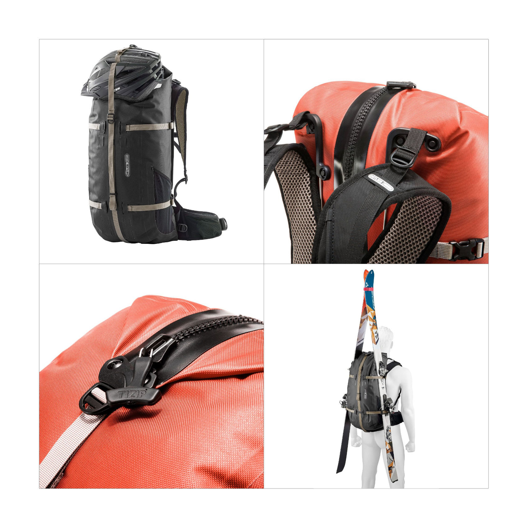 Ortlieb Atrack 35 l Outdoor-Rucksack rooibos