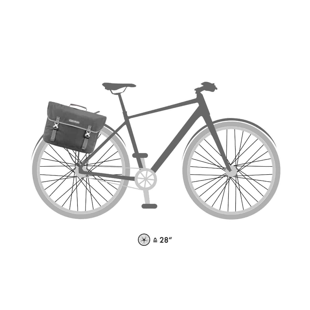Ortlieb Commuter-Bag Urban QL2.1 Fahrrad-Packtasche