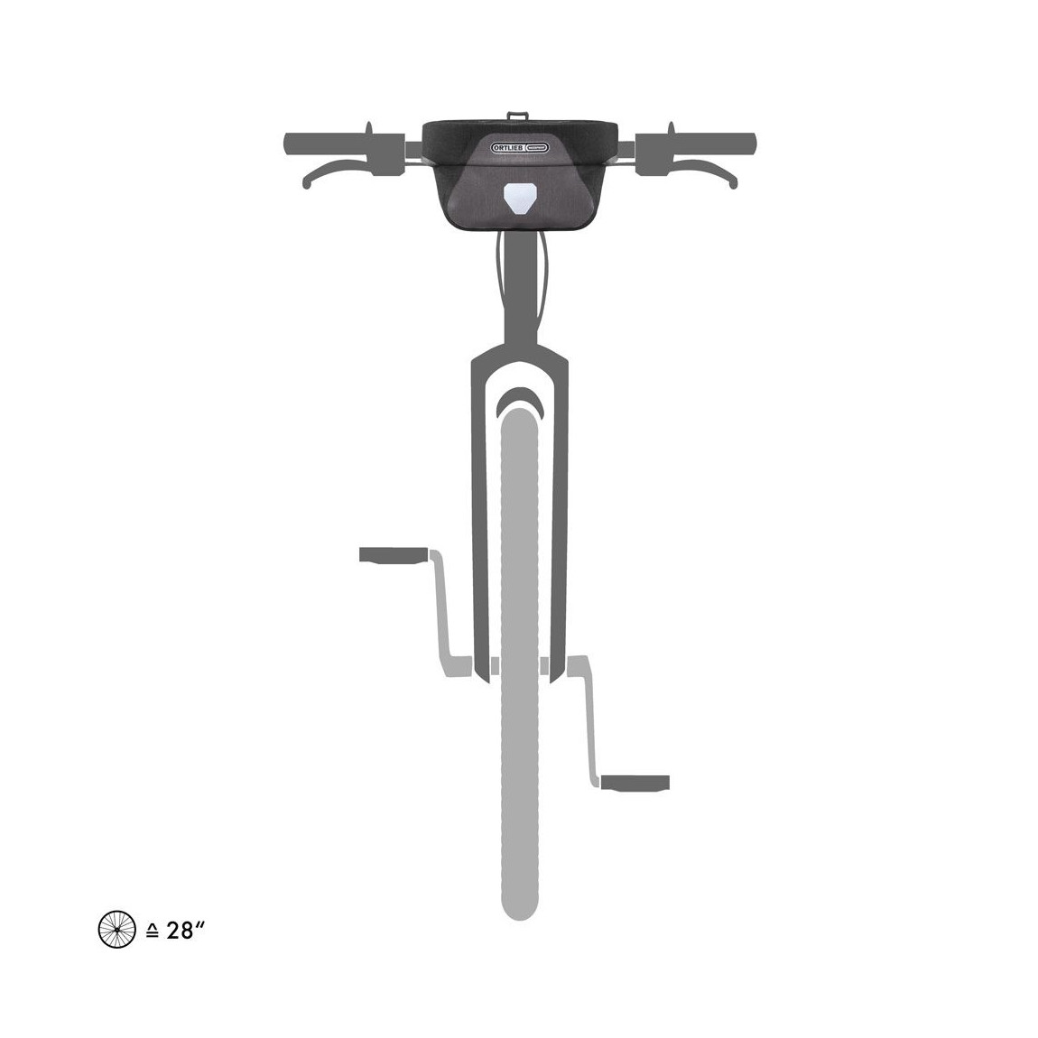 Ortlieb Ultimate Plus 5 l Lenkertasche grau