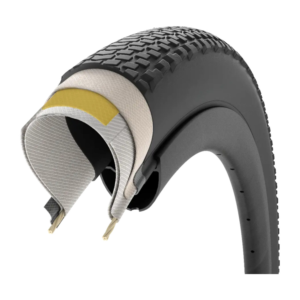 Pirelli Cinturato Gravel H 28" Gravel Reifen classic tan sidewall