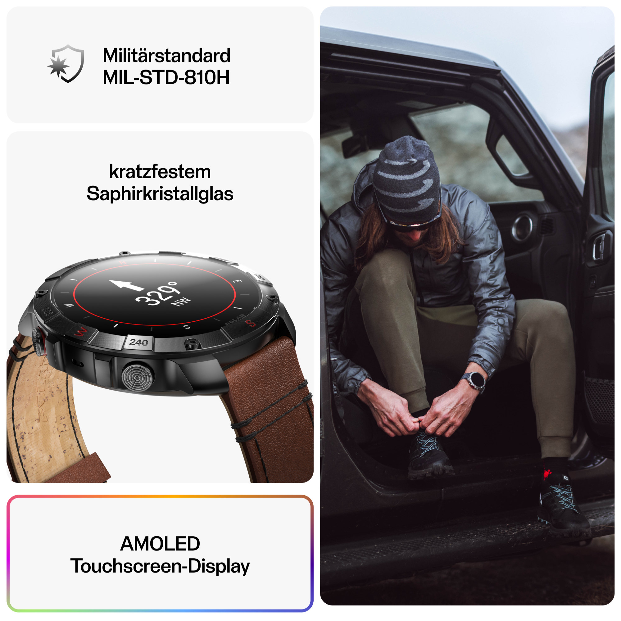 Polar Grit X2 Pro Titan Outdoor Multisport Smartwatch