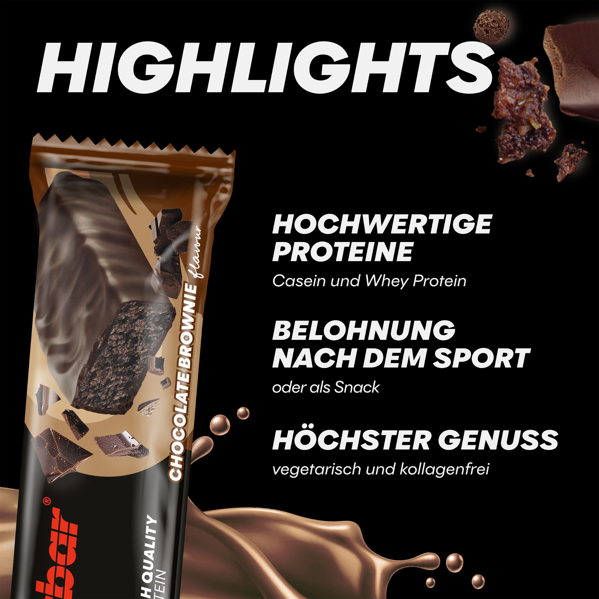 Powerbar Protein Plus Low Sugar Eiweißriegel 3er-Set (3 x 35 g)