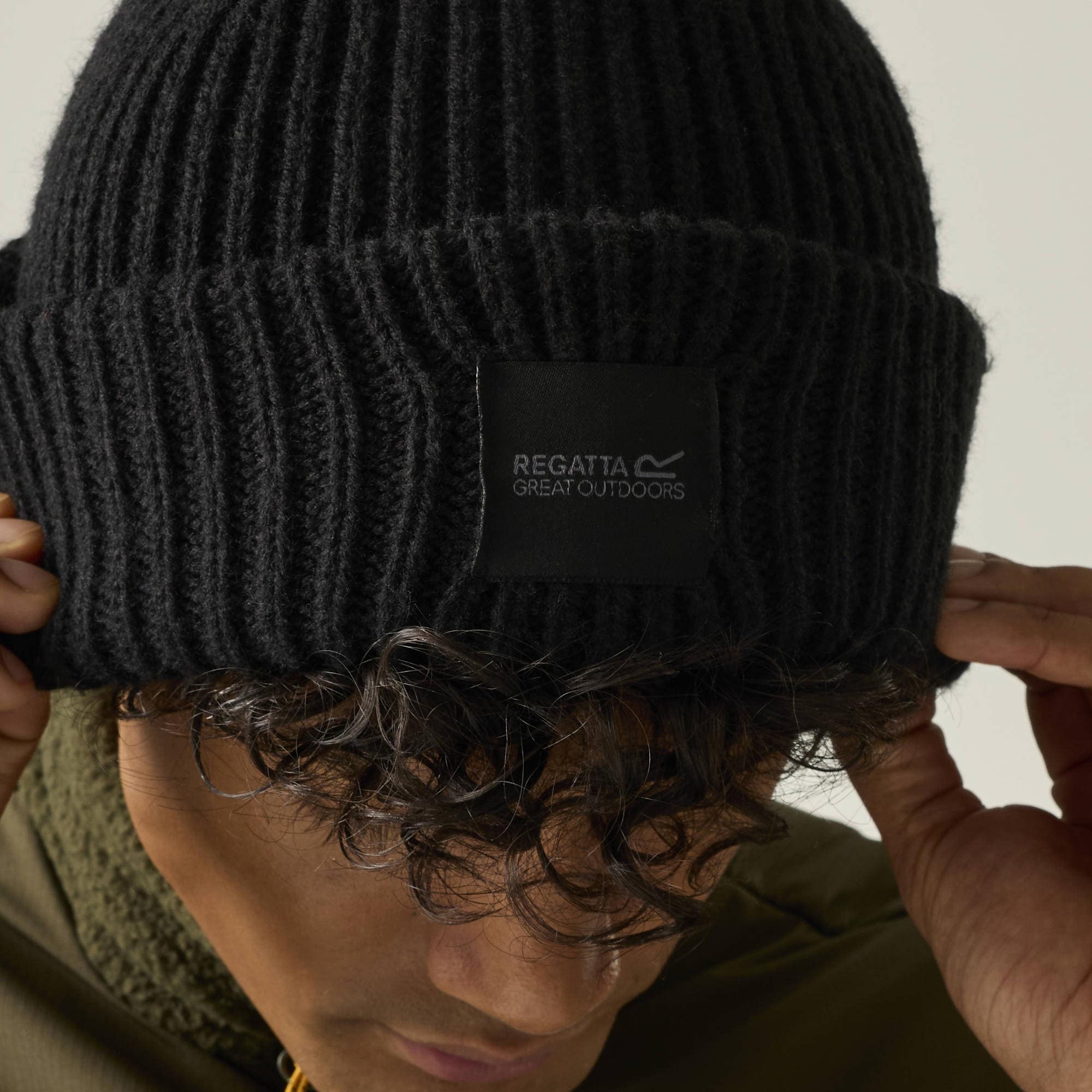 Regatta Connora Fisherman Beanie Mütze Schwarz