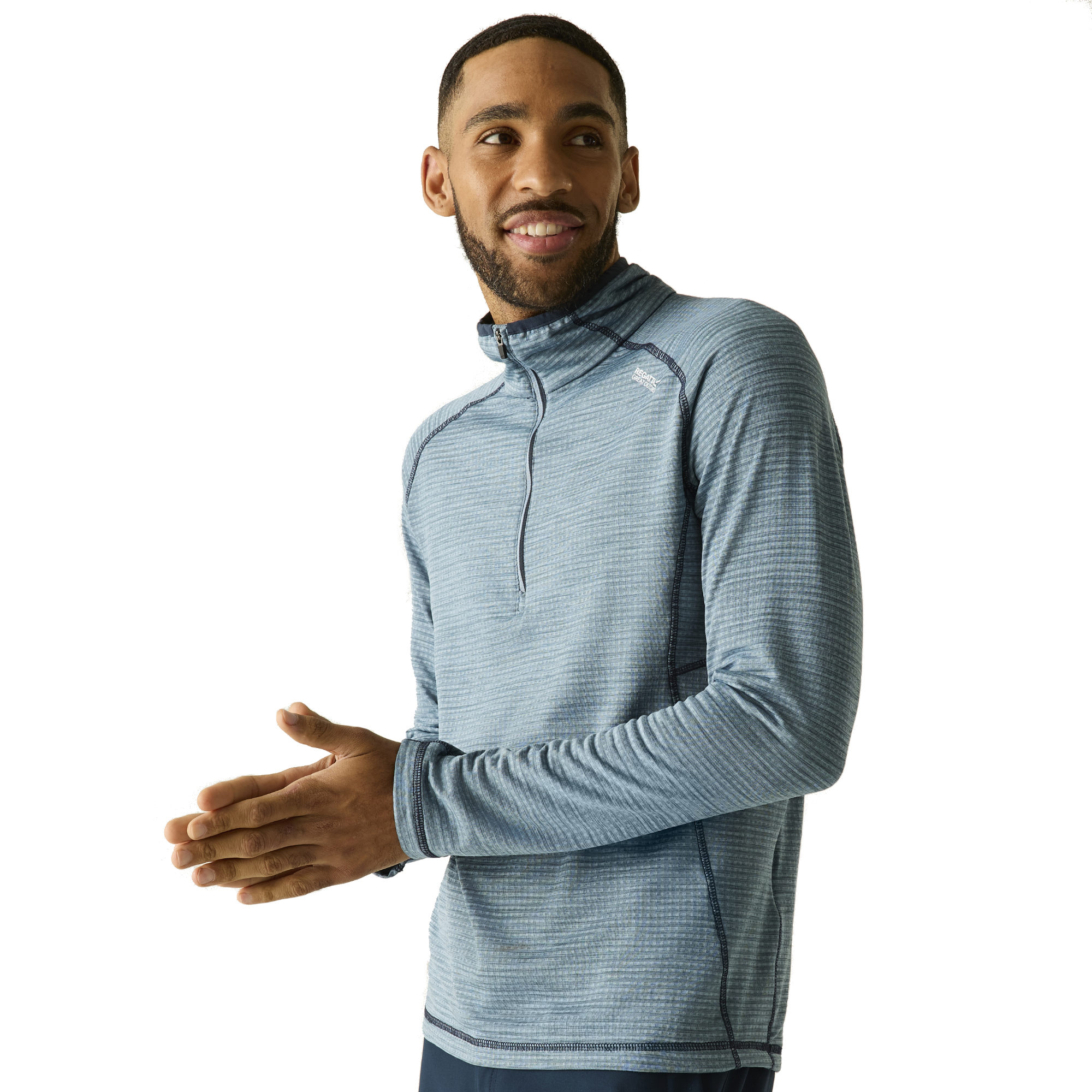 Regatta Yonder II Fleece Fahrrad Shirt Herren langarm