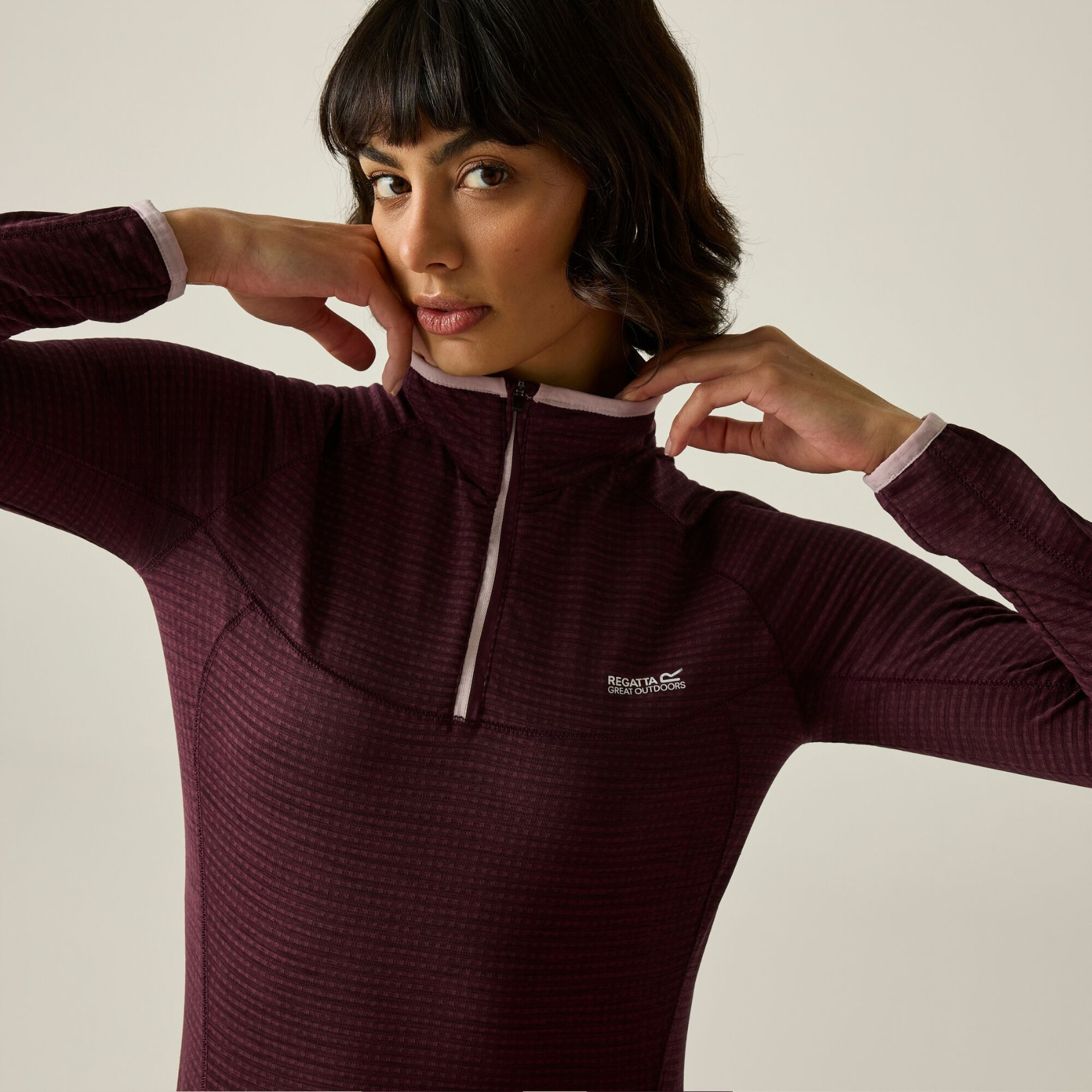Regatta Yonder II Fleece Fahrrad Shirt Damen Langarm